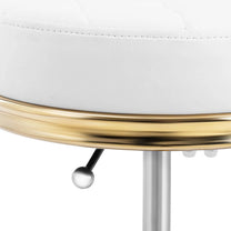 Massage Tables – Stool chair, cosmetic stool with backrest on - Carlat