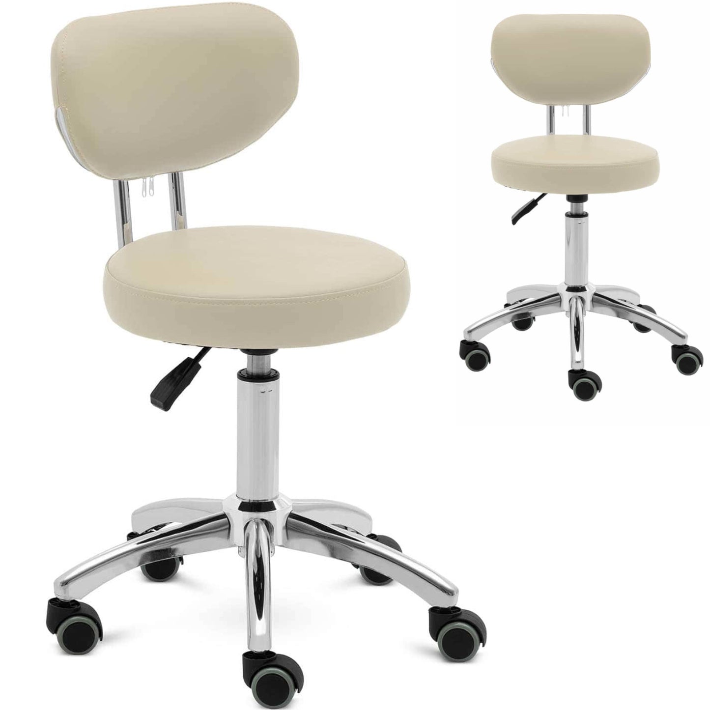 Massage Tables – Swivel beauty chair with backrest on wheels - Carlat
