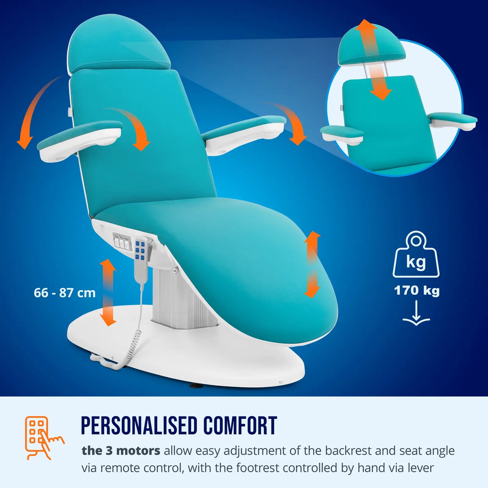 Massage Tables – TIVOLI electric cosmetic chair for tattoo massage - Carlat