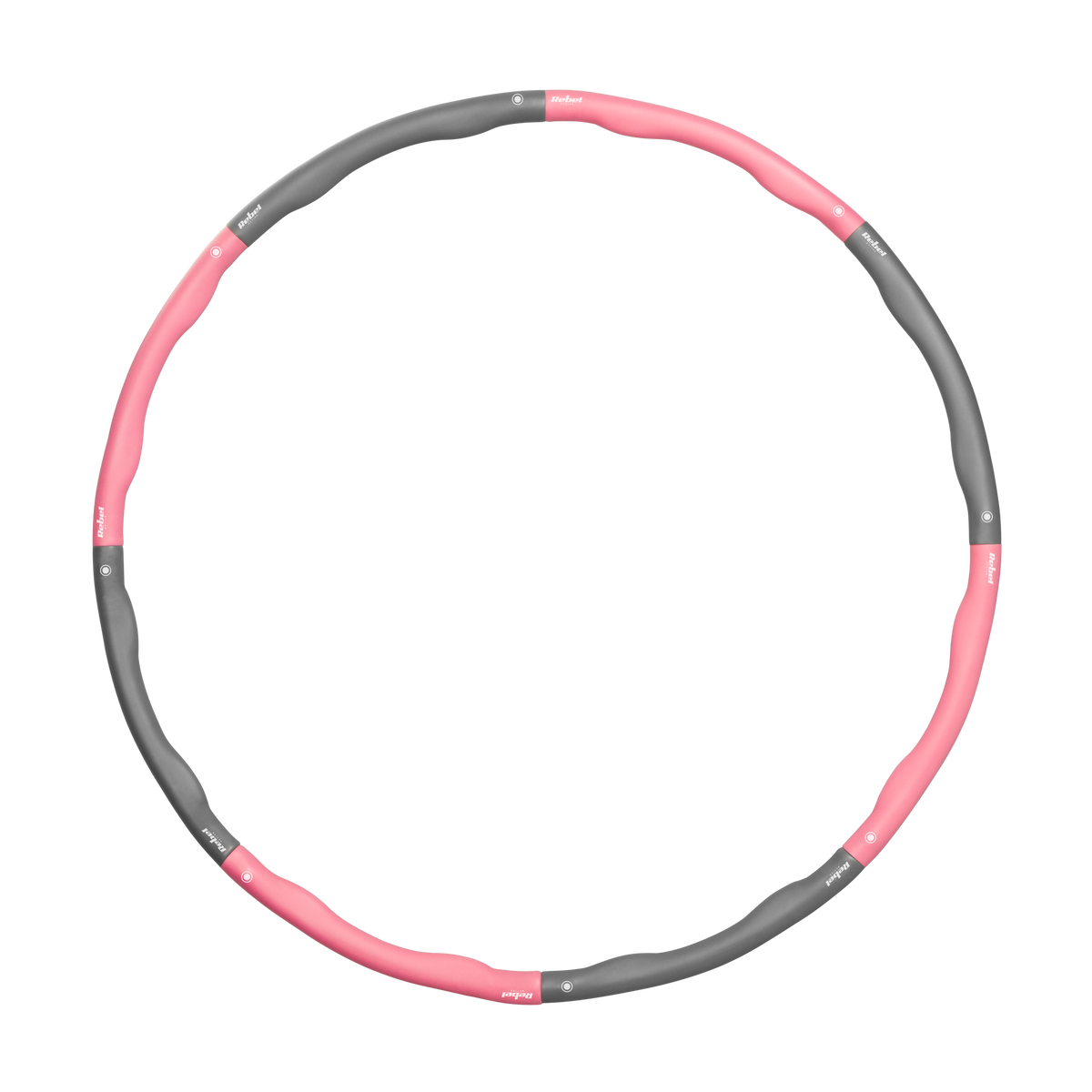 Massagers for – 95 cm Weight-Loss Hula Hoop, Pink, REBEL ACTIVE - Carlat