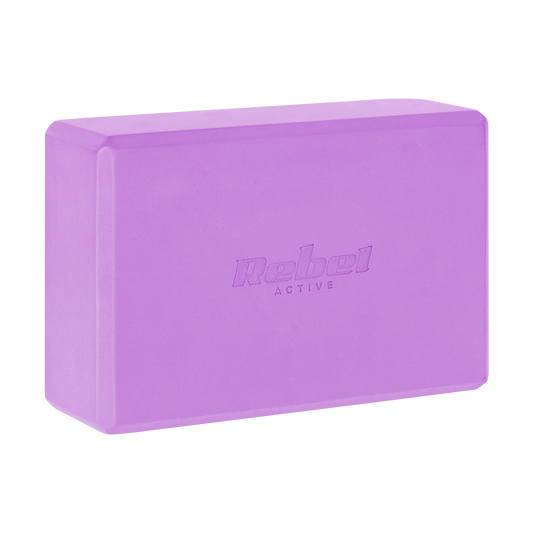 Rebel Massagers for – EVA Foam Yoga Block, 120g, Purple, REBEL ACTIVE