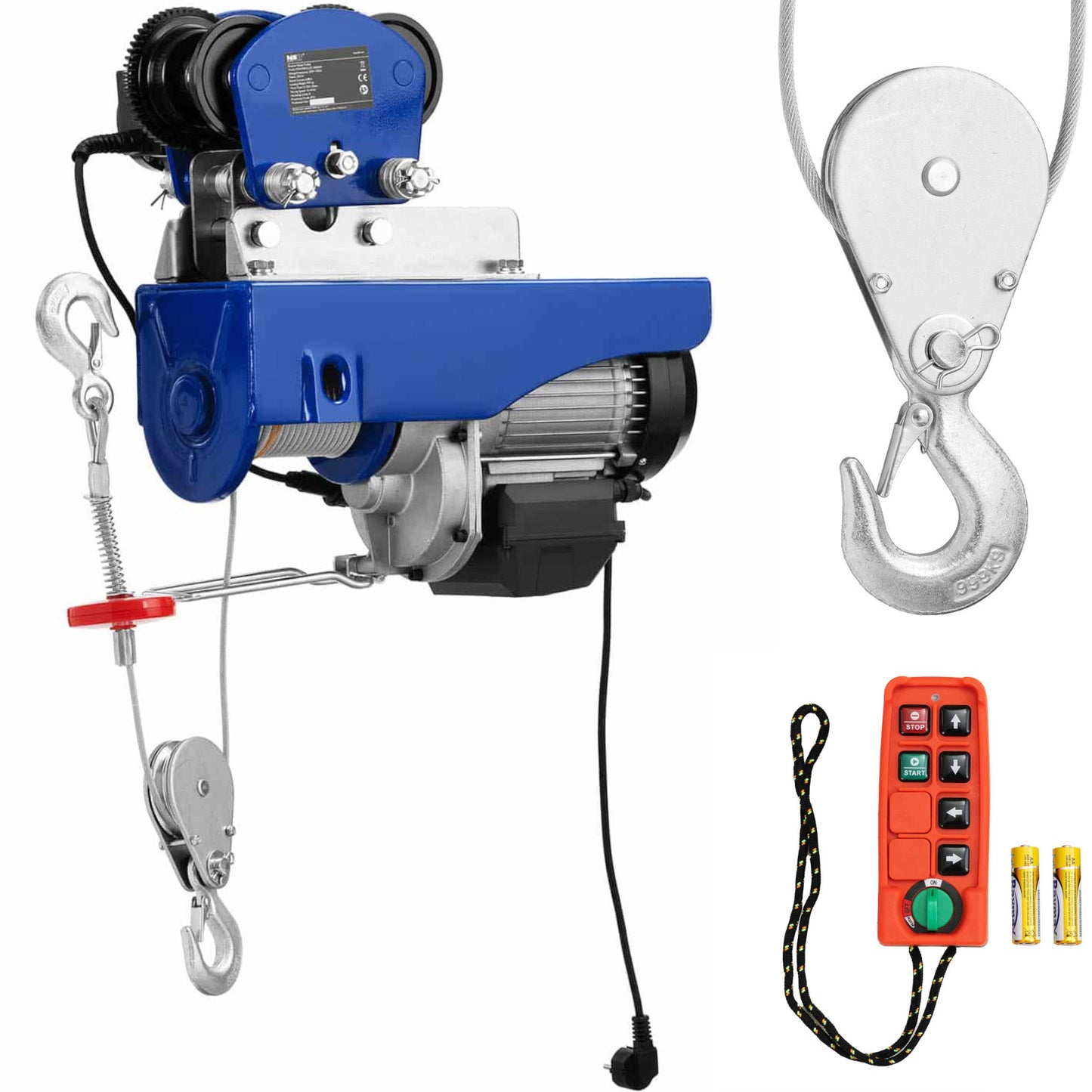 Material Handling – Electric winch with rope crane 1600 W - Carlat