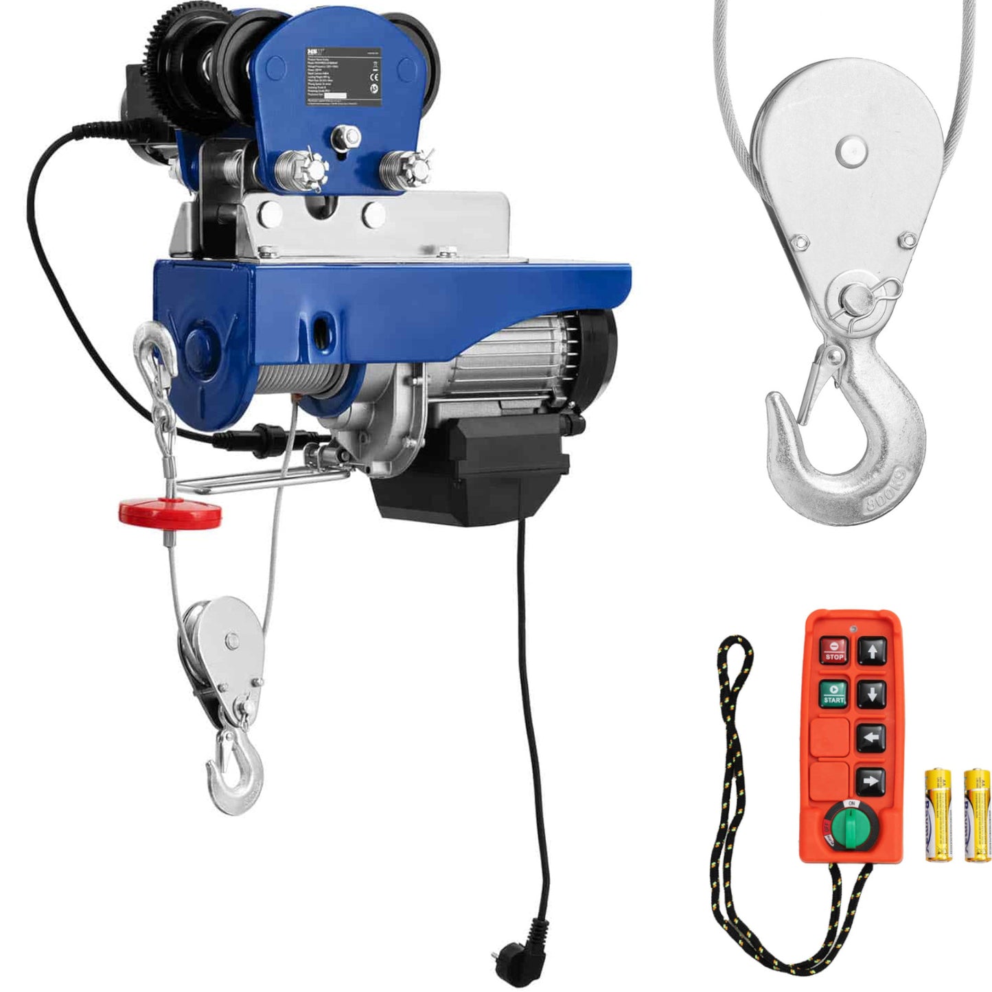 Material Handling – Electric winch with rope crane 1600 W - Carlat
