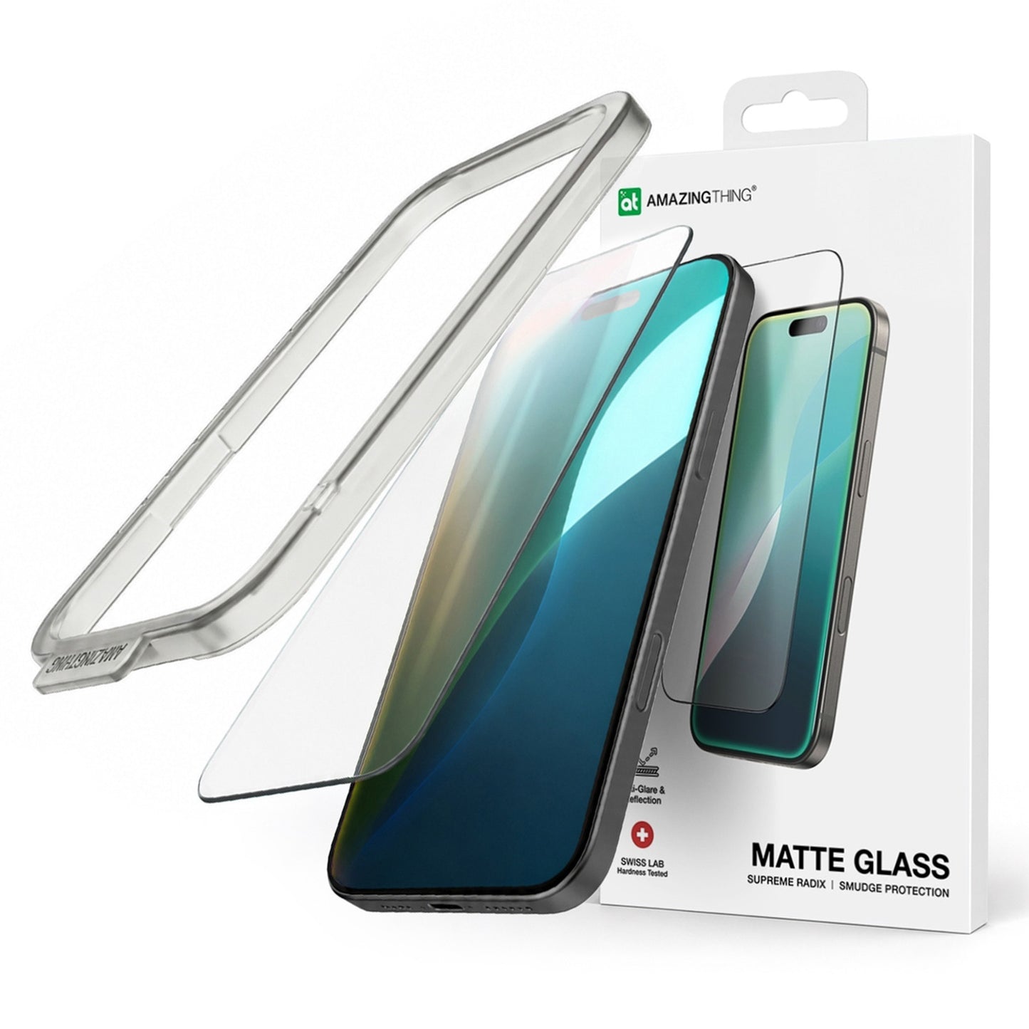 Matte tempered glass for iPhone 16 Titan Matte Glass - Carlat