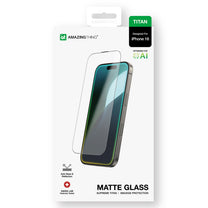 Matte tempered glass for iPhone 16 Titan Matte Glass - Carlat