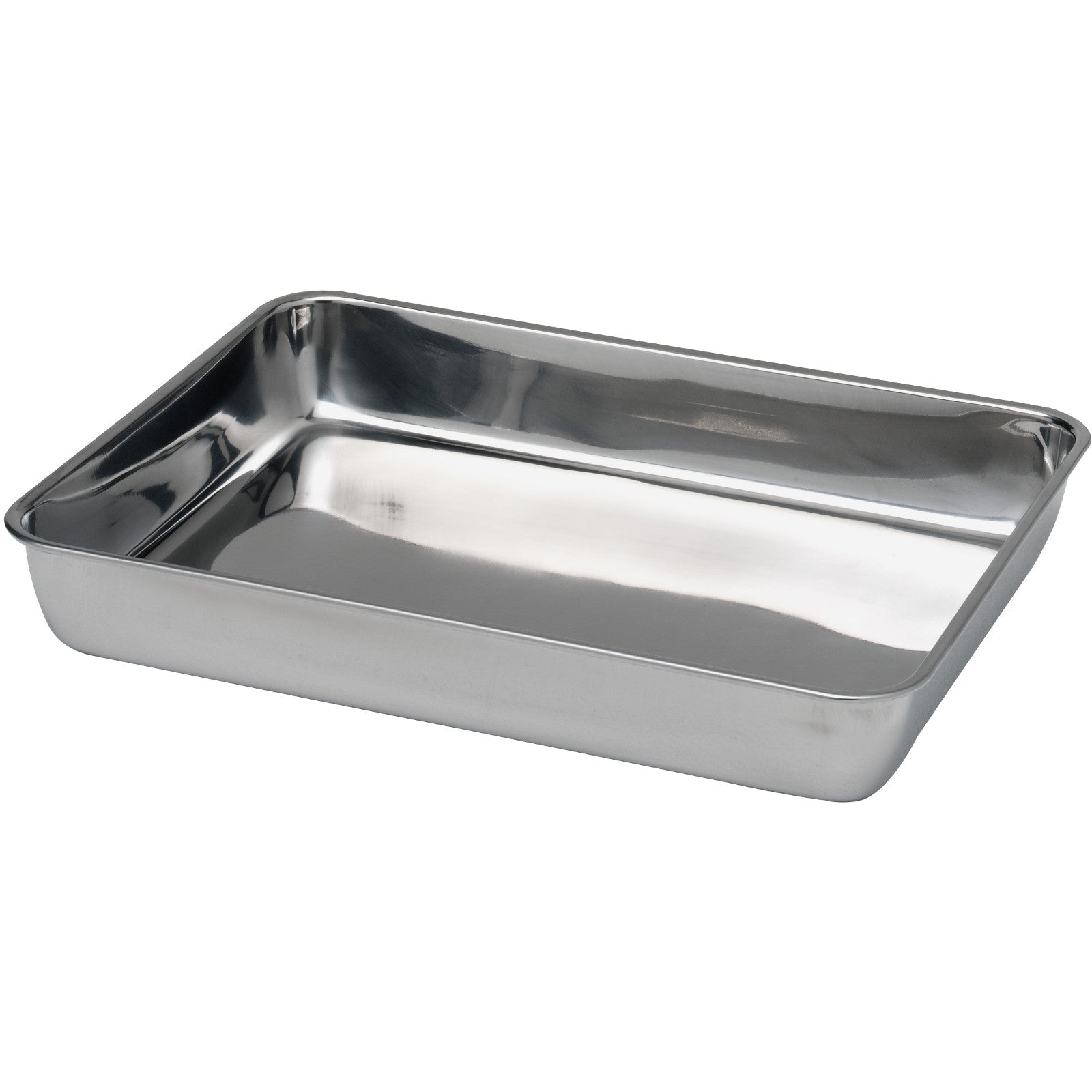 Meat and food tray container made of chrome steel 310x240x48mm - Hendi 508206 - Carlat