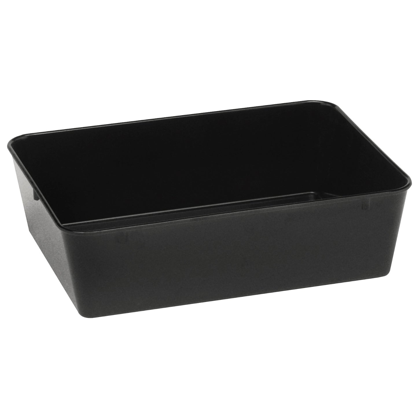 Meat and food tray container with melamine 290x160x60mm black - Hendi 568408 - Carlat