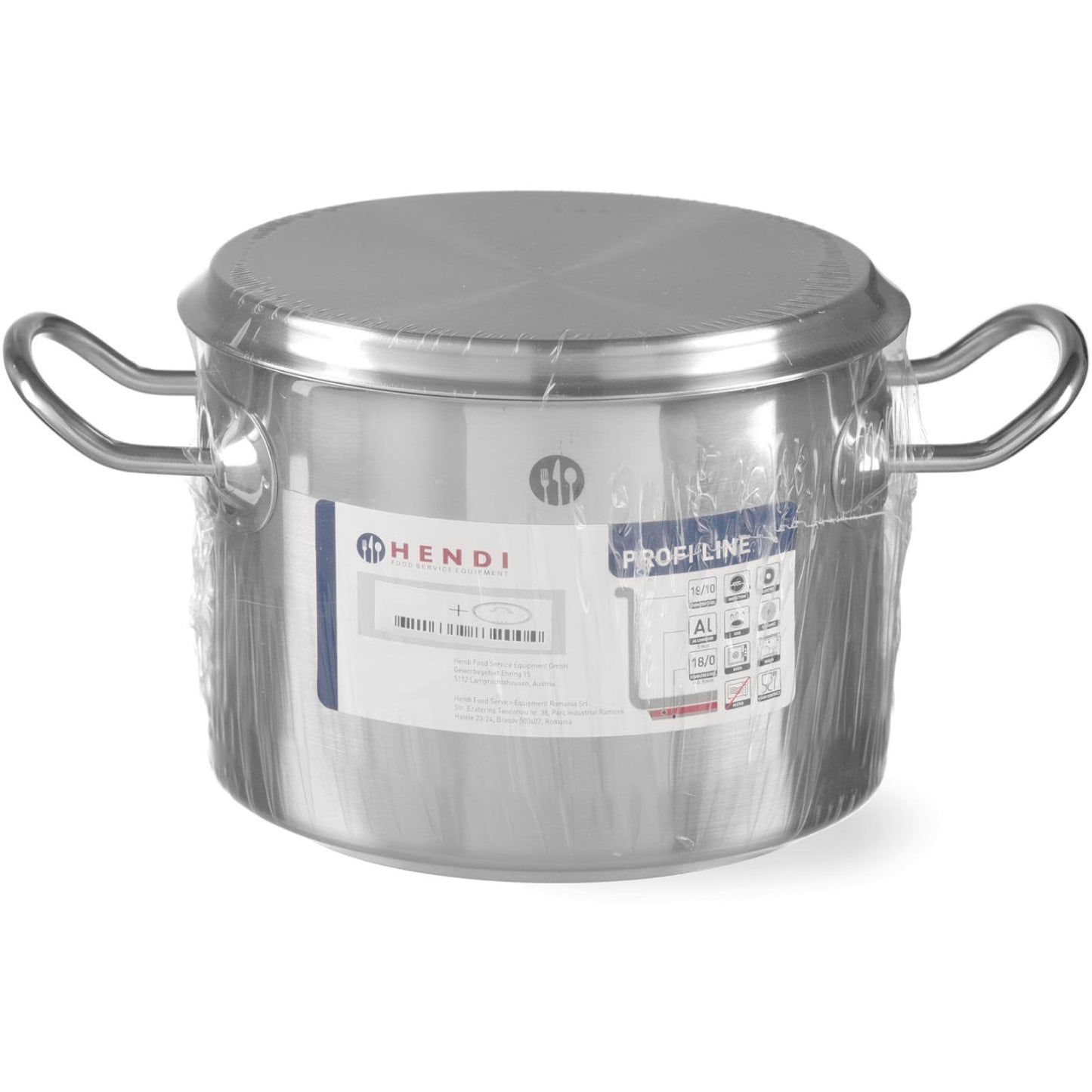 Medium pot Profi Line with lid 7 l Wed. 240 x 150 h - Hendi 831403 - Carlat