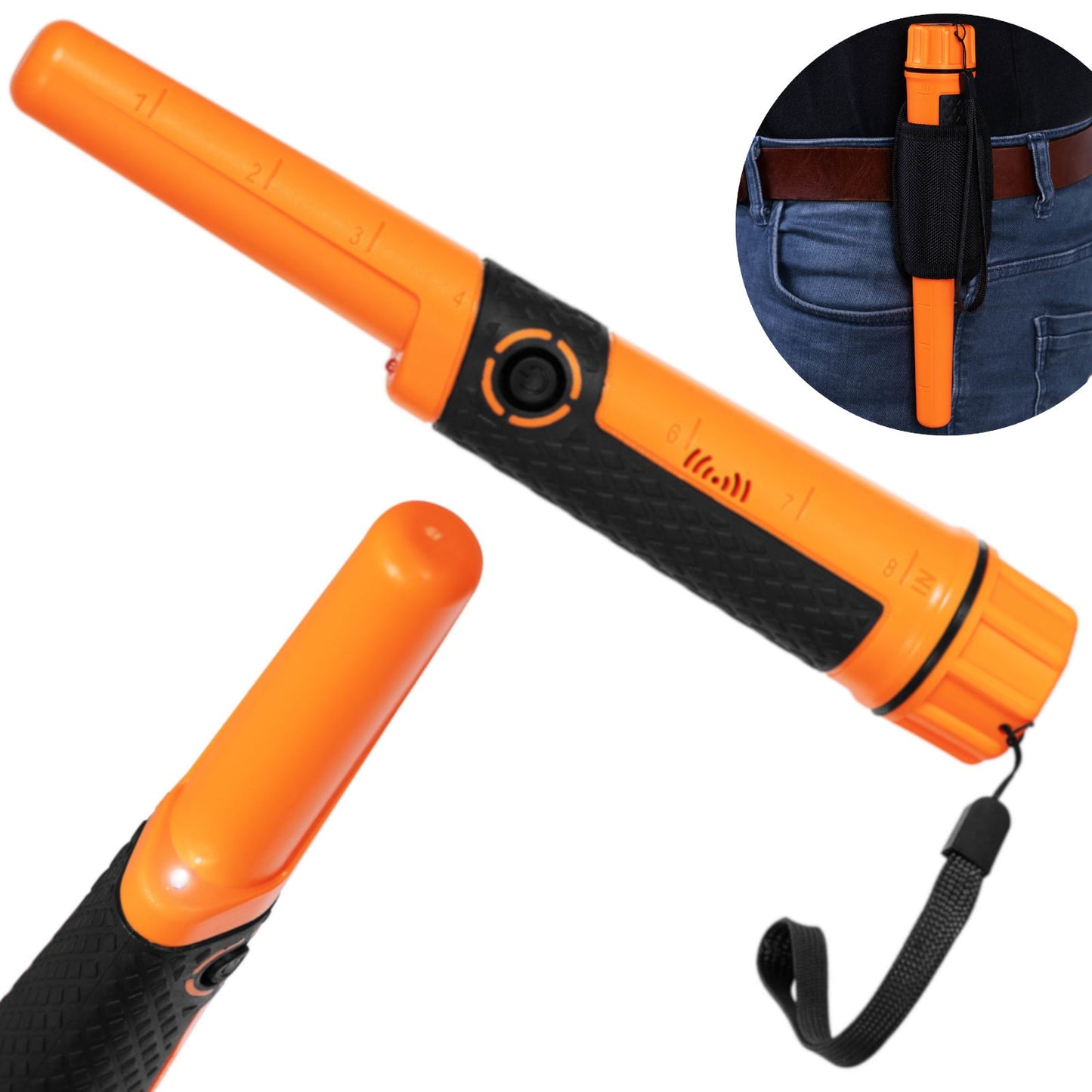 Metal Detectors – Metal detector handheld waterproof LED 20 cm - Carlat