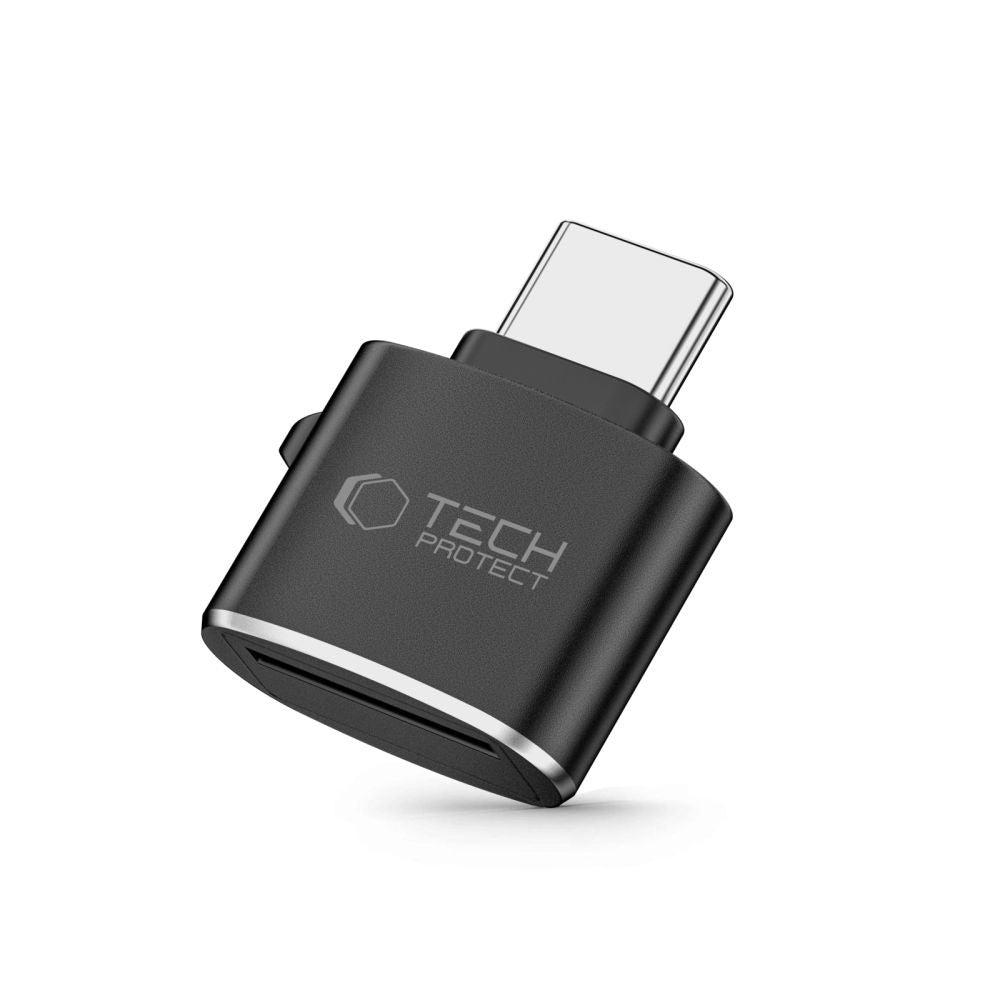 MicroSD USB-C memory card reader adapter - black - Carlat