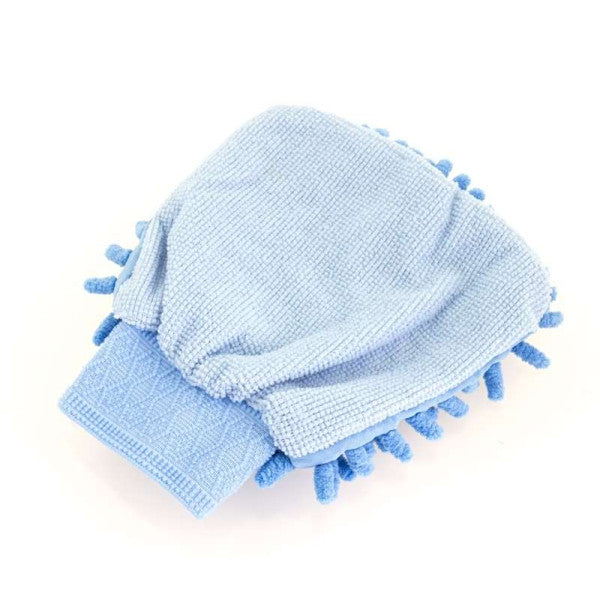 Microfiber Cleaning Glove, Sky Blue - Carlat