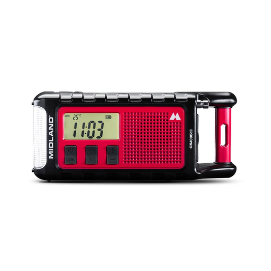 Midland ER300 PRO Emergency Radio with a 10,000 mAh Battery - Carlat