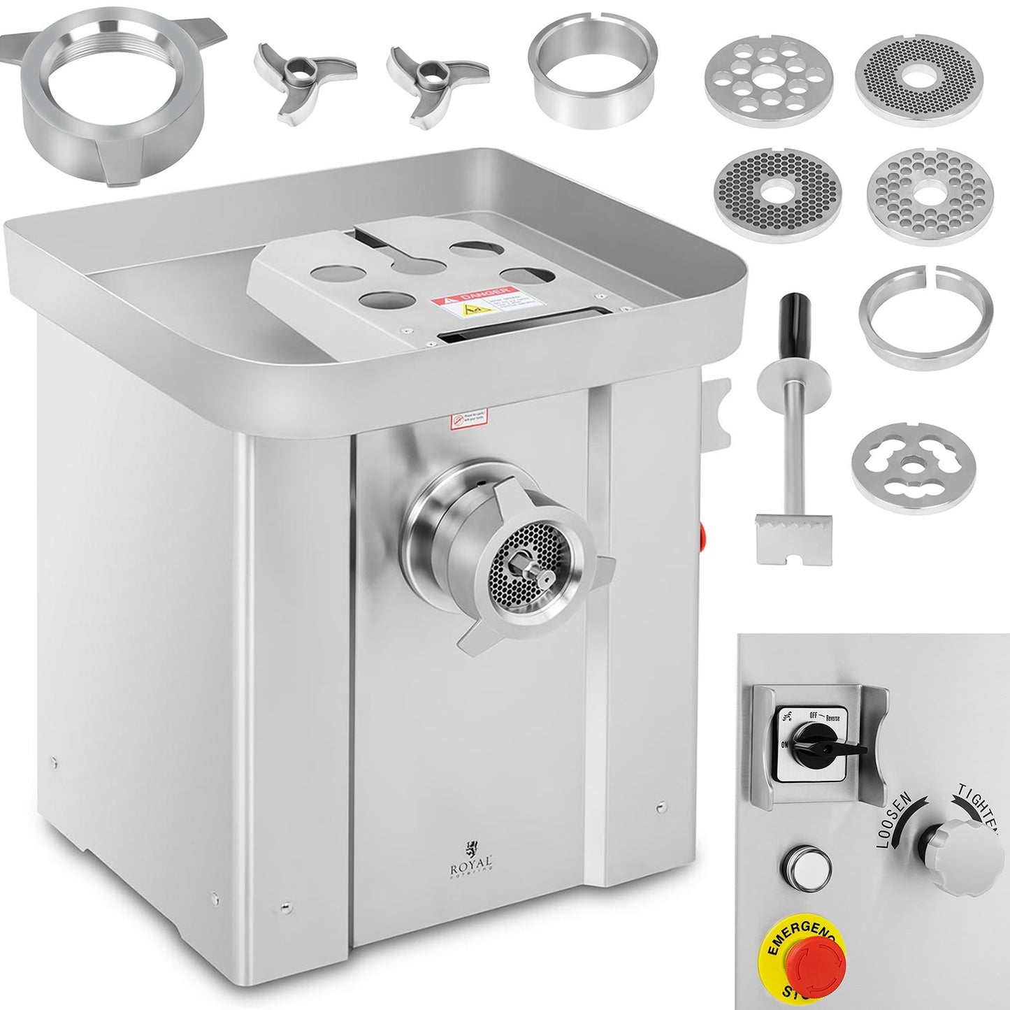Mincer Attachments – Wolf machine vegetable meat grinder industrial professional - Carlat