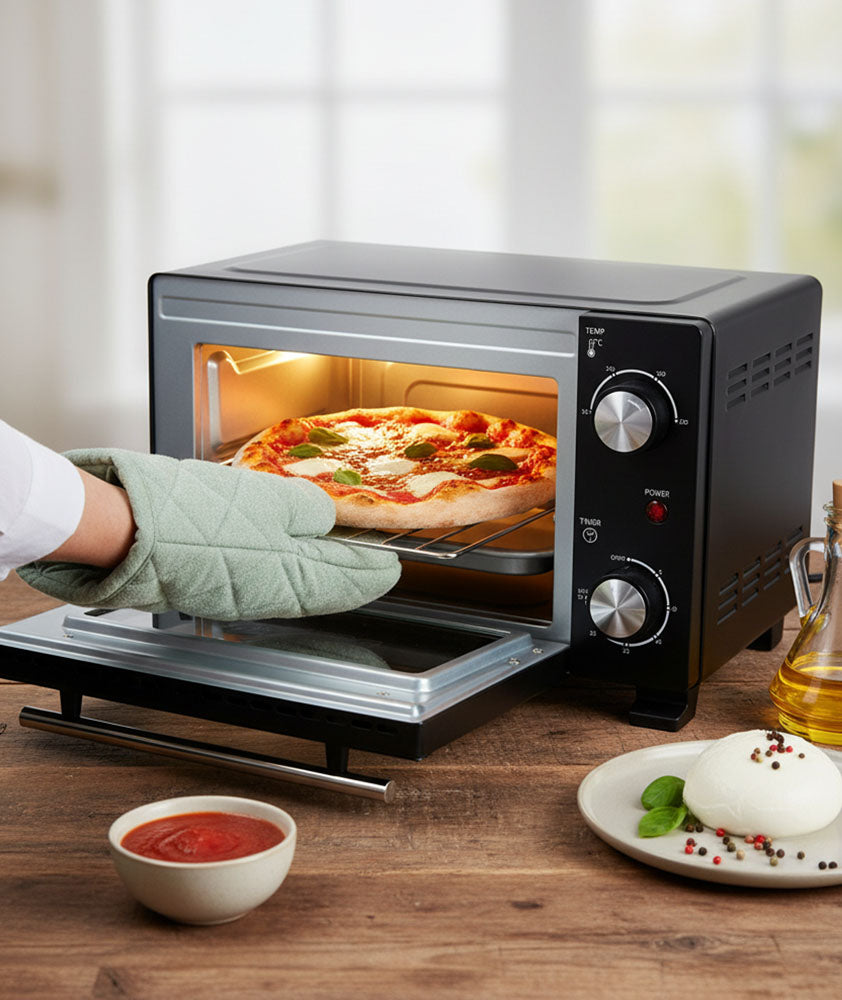 Mini – EKO007N Esperanza Mini Calzone Oven, 10 L, 800 W - Carlat