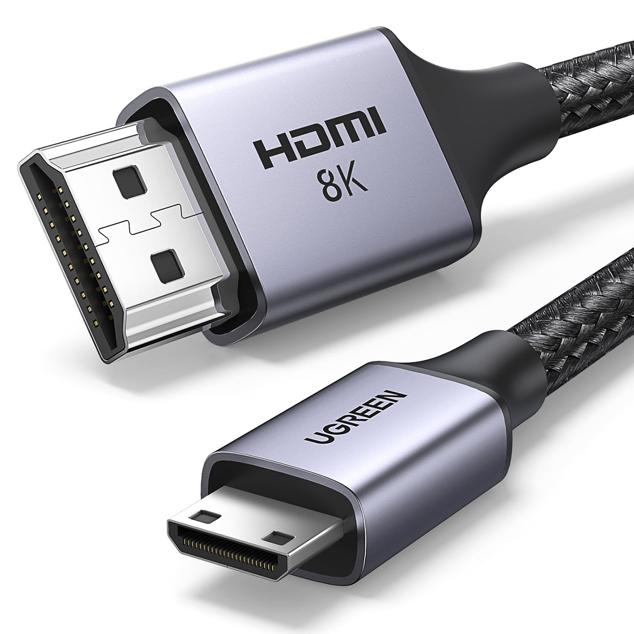 Mini HDMI - HDMI 2.1 8K cable 1m - gray - Carlat