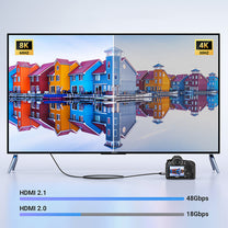 Mini HDMI - HDMI 2.1 8K cable 1m - gray - Carlat