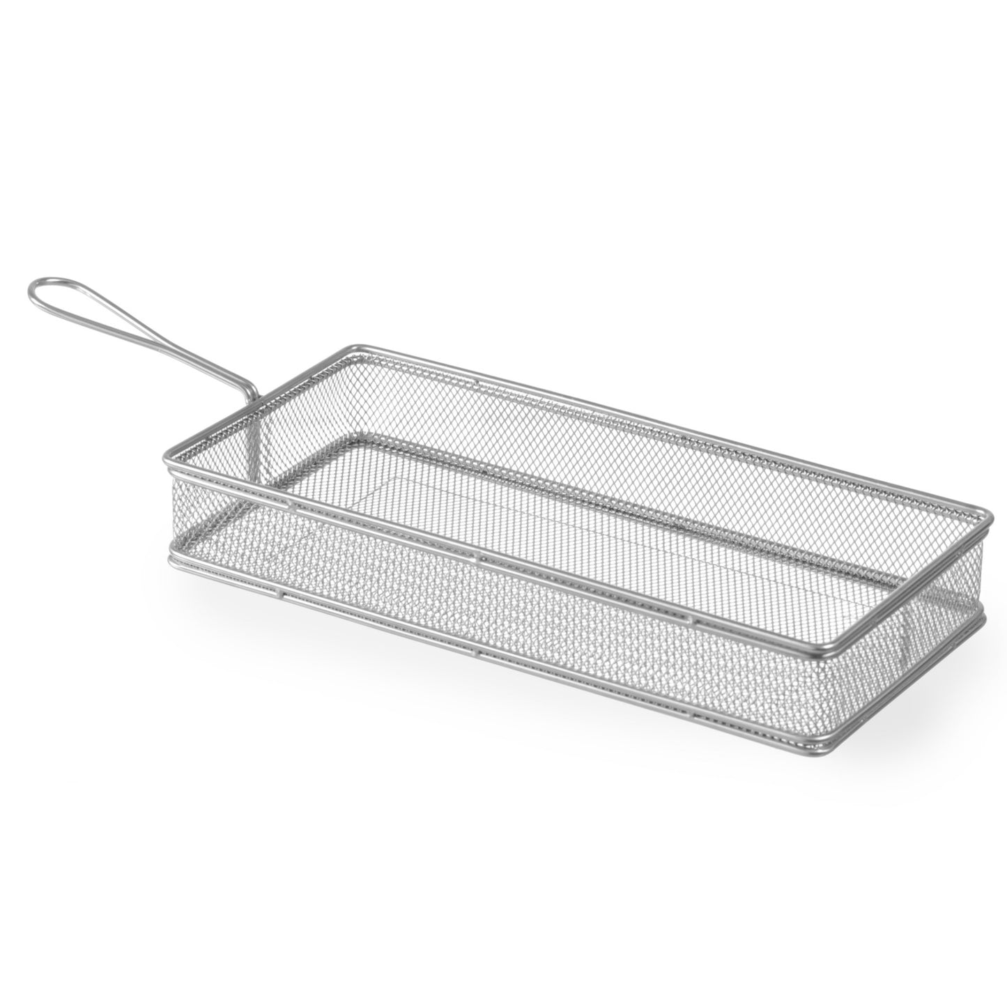 Mini basket for fried snacks stainless steel 275x130x45mm - Hendi 426356 - Carlat