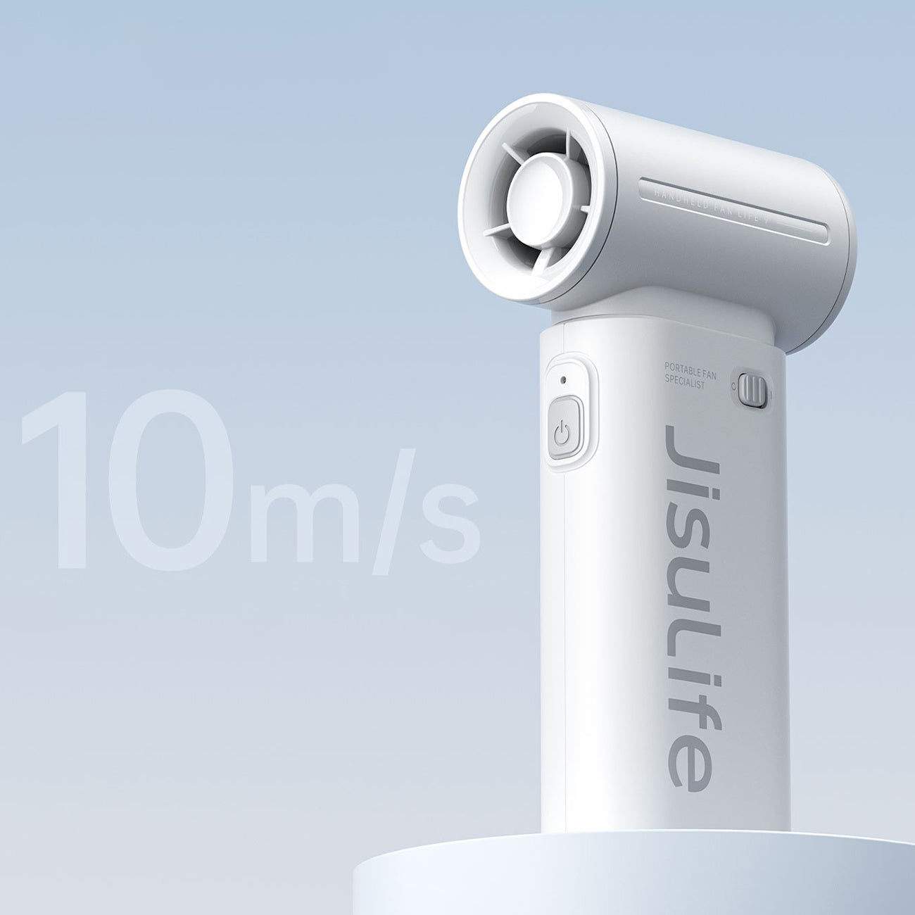 Mini blower fan portable fan USB-C 5000mAh - gray - Carlat