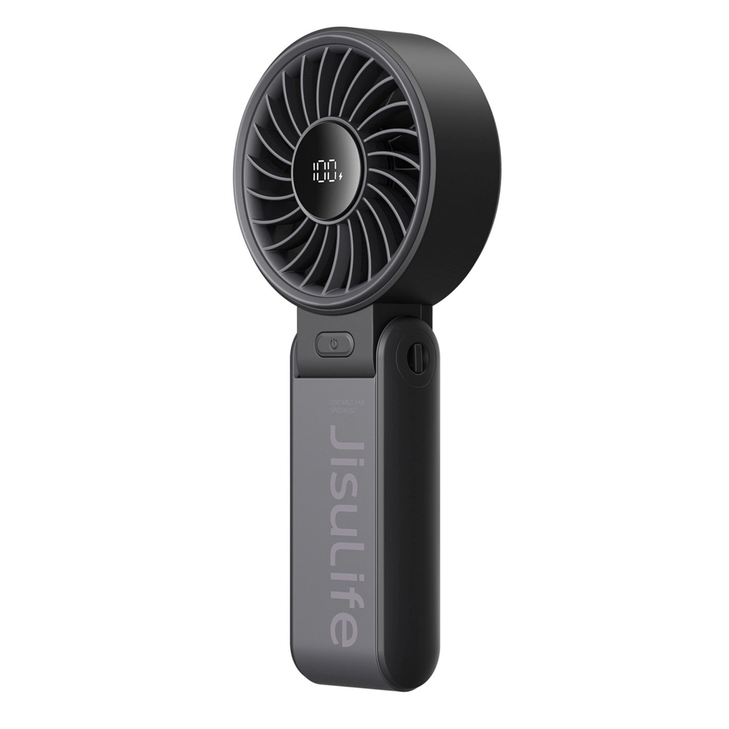Mini fan portable fan 5 speeds 3600mAh USB-C - black - Carlat