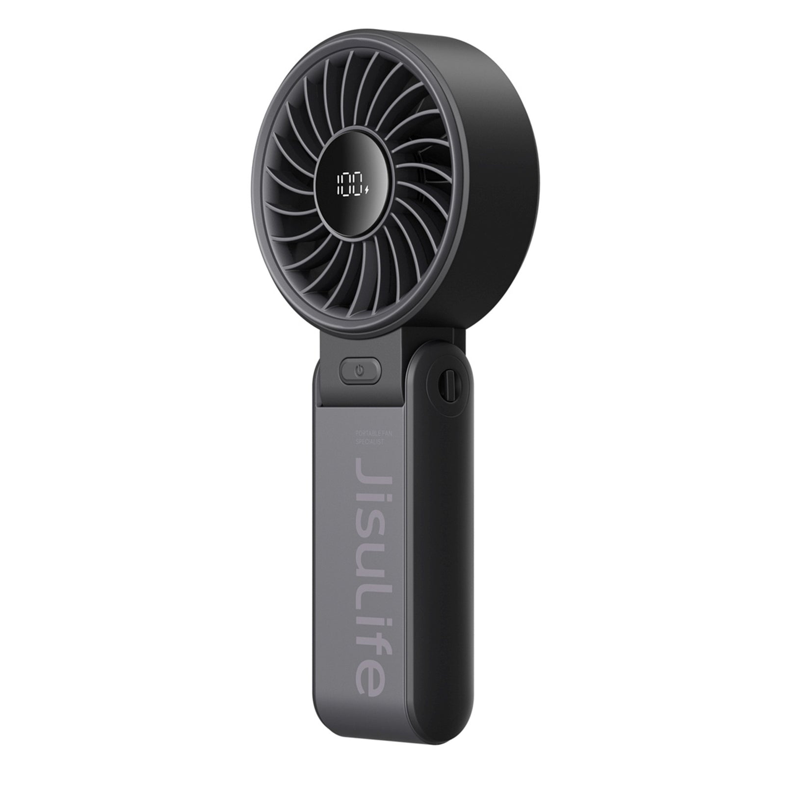 Mini fan portable fan 5 speeds 3600mAh USB-C - black - Carlat