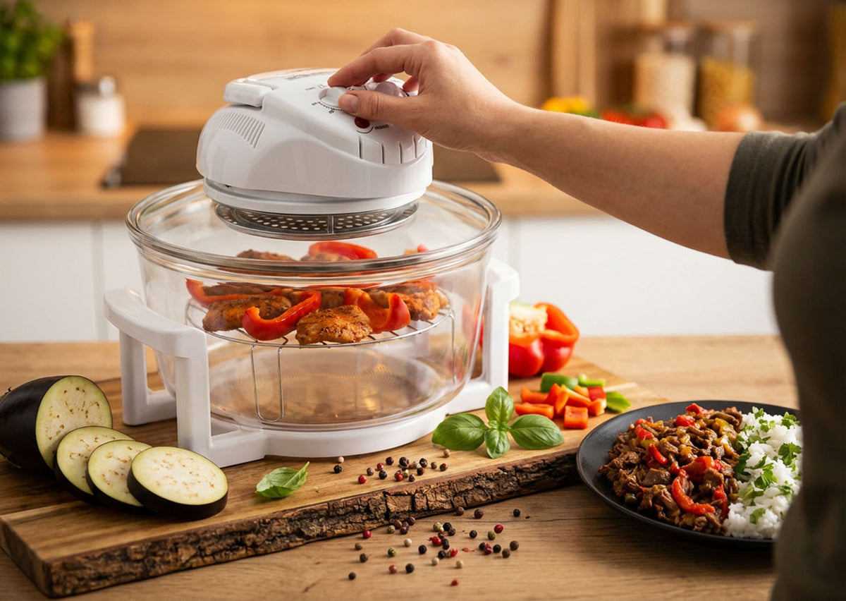 Mini ovens – EKO003 Esperanza Quasar 18L 1400W Halogen Multi-Cooker - Carlat