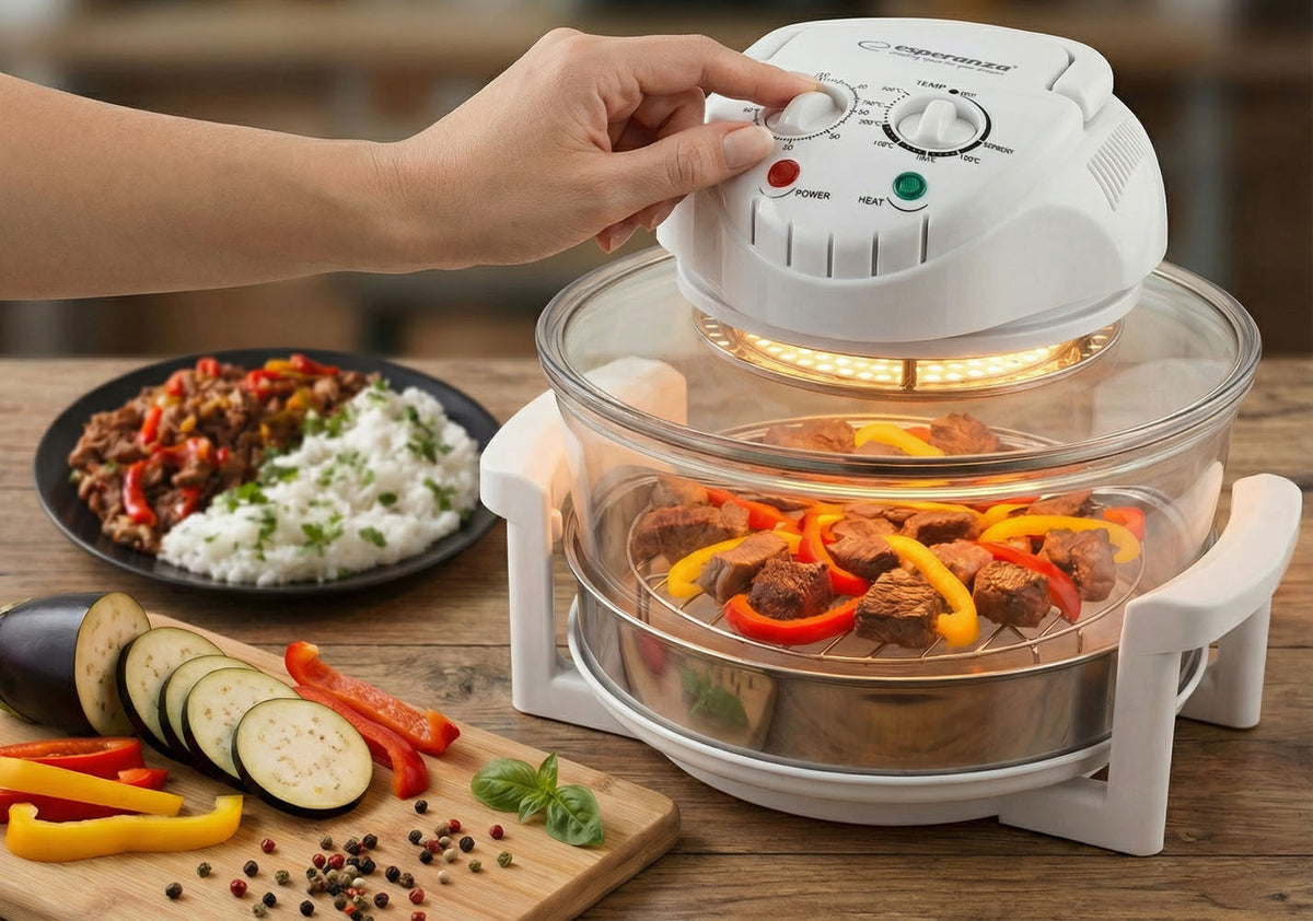 Mini ovens – EKO003 Esperanza Quasar 18L 1400W Halogen Multi-Cooker - Carlat