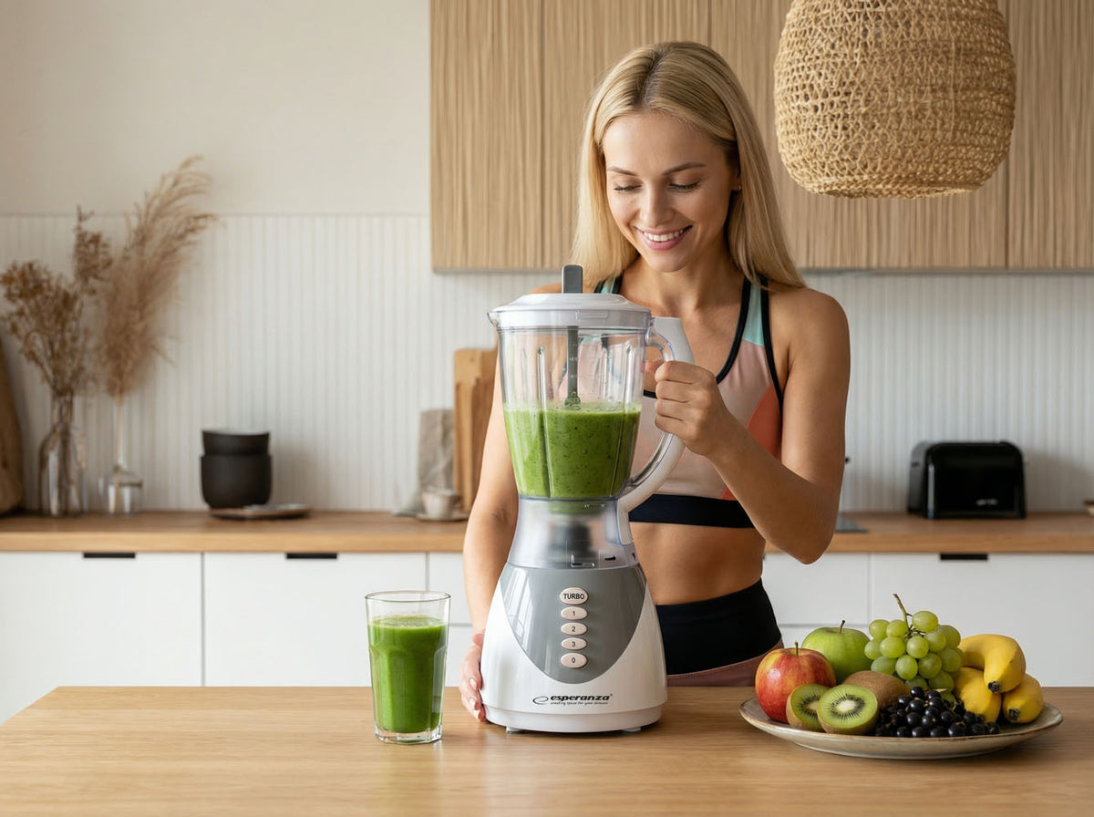 Mixers and Blenders – EKM023E Esperanza Pitcher Blender, Piña Colada, Gray - Carlat