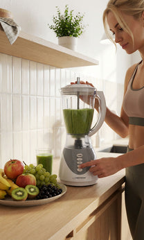 Mixers and Blenders – EKM023E Esperanza Pitcher Blender, Piña Colada, Gray - Carlat