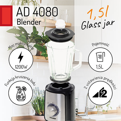 Mixers and Blenders – MS 4080 Jug Blender - Carlat