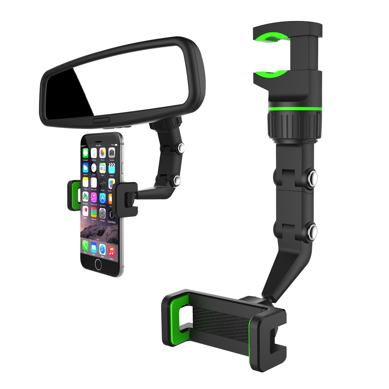 Mobile Phone Stands – Black and green phone holder for - Carlat
