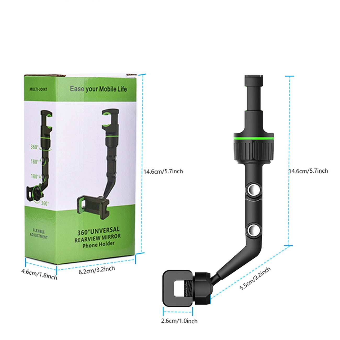 Mobile Phone Stands – Black and green phone holder for - Carlat