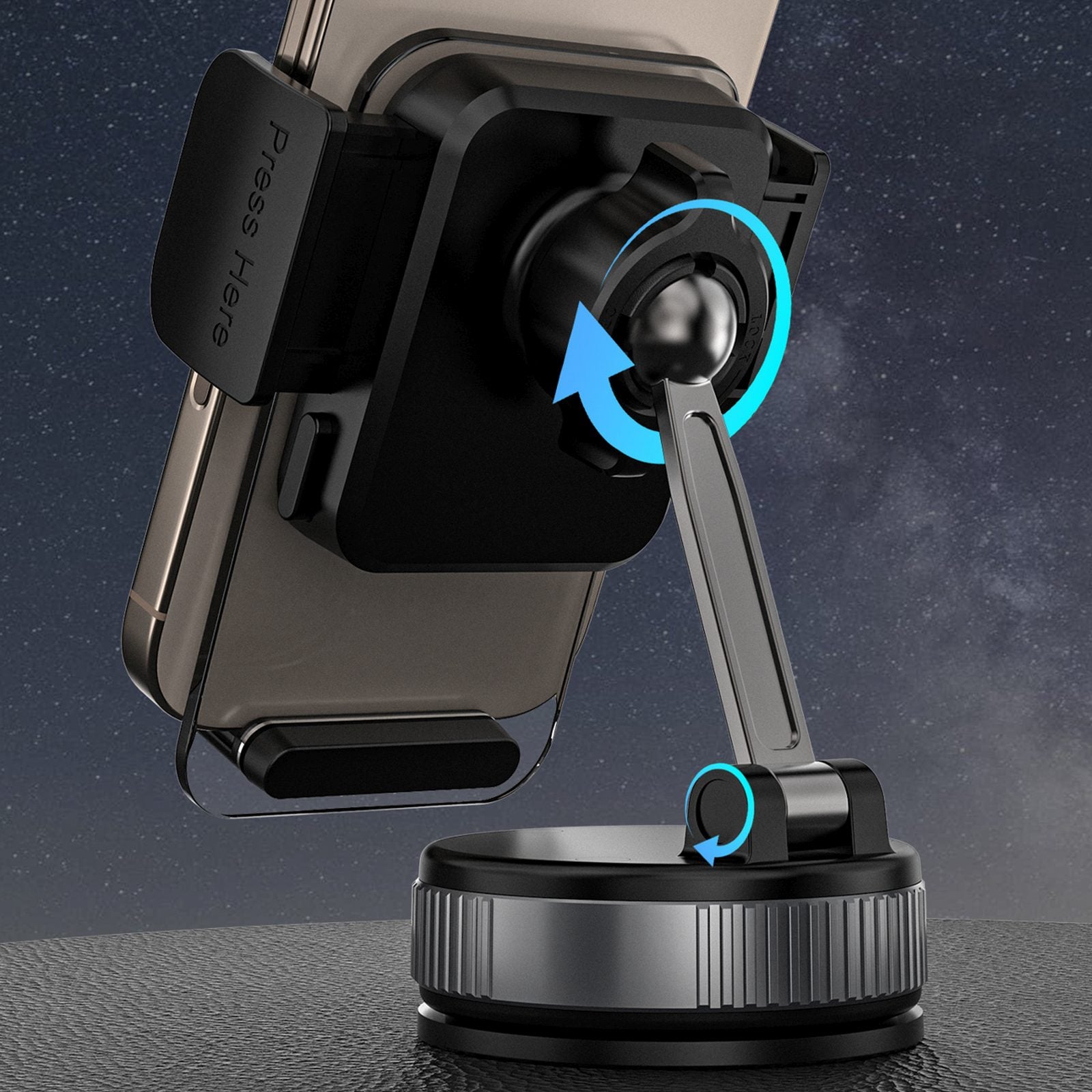 Mobile Phone Stands – Car holder for smartphone with suction - Carlat