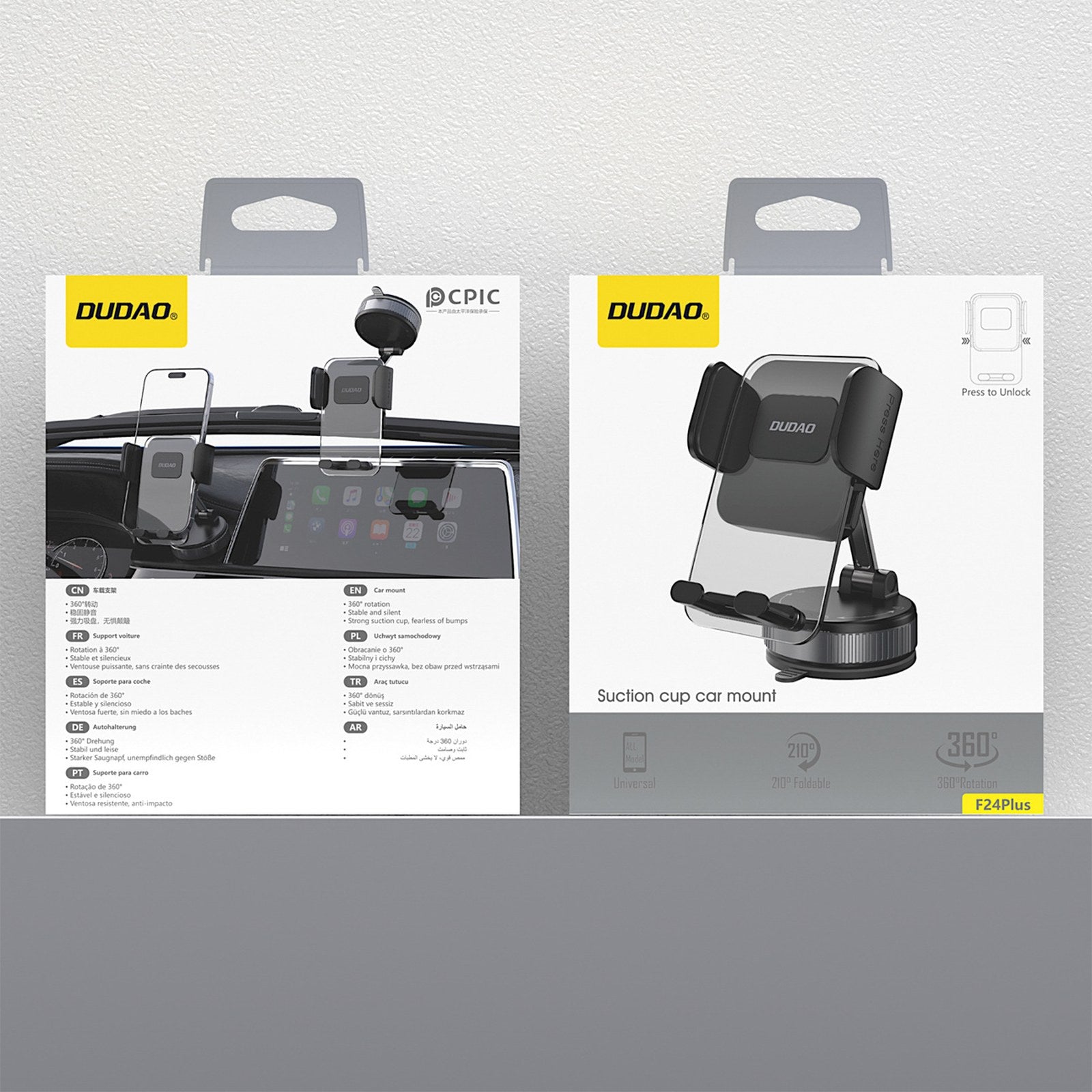 Mobile Phone Stands – Car holder for smartphone with suction - Carlat