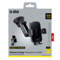 Mobile Phone Stands – Car holder with 15W wireless charger - Carlat