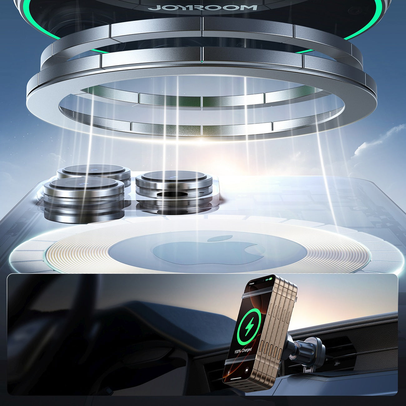 Mobile Phone Stands – Car holder with Qi2 15W phone - Carlat