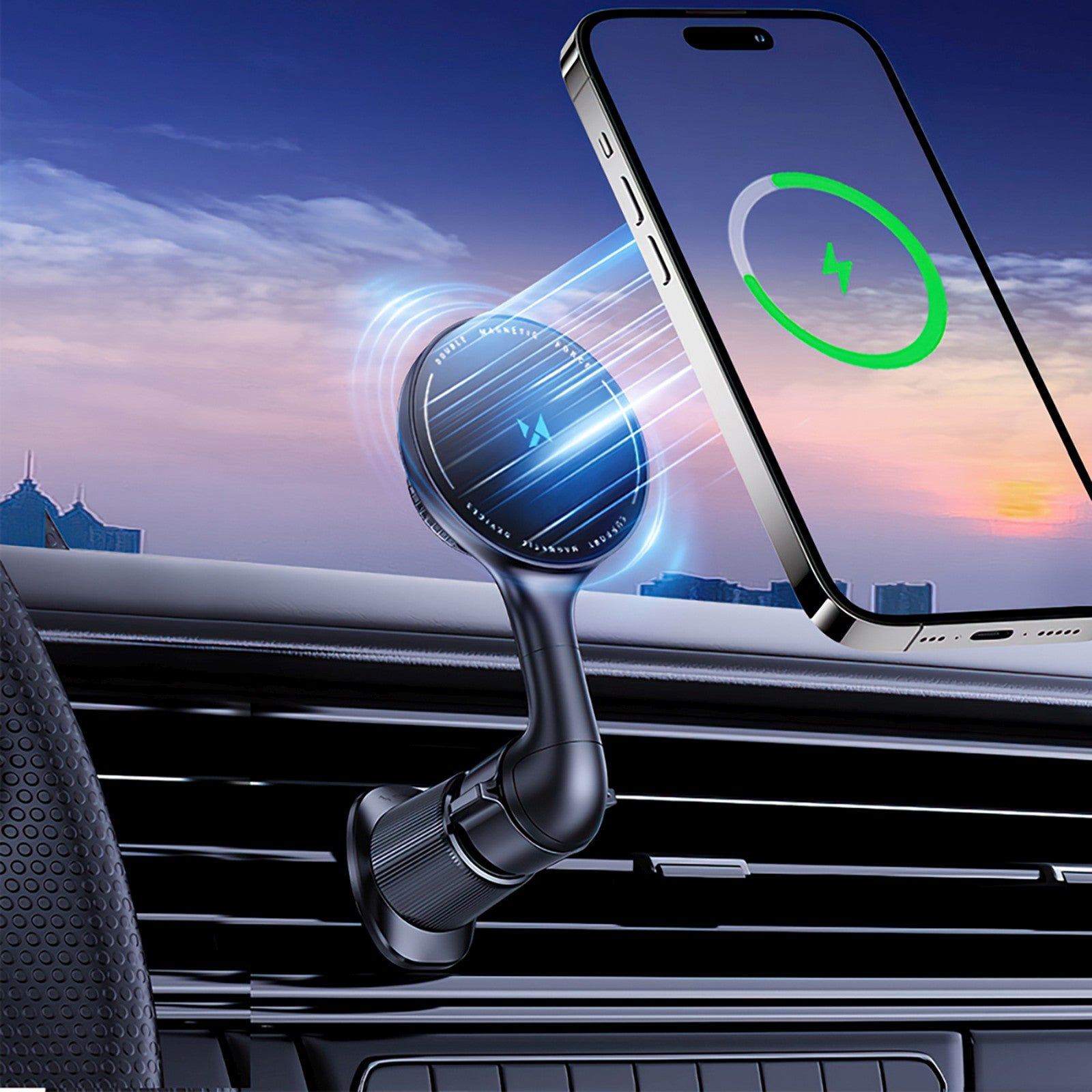 Mobile Phone Stands – Car holder with inductive phone charger - Carlat