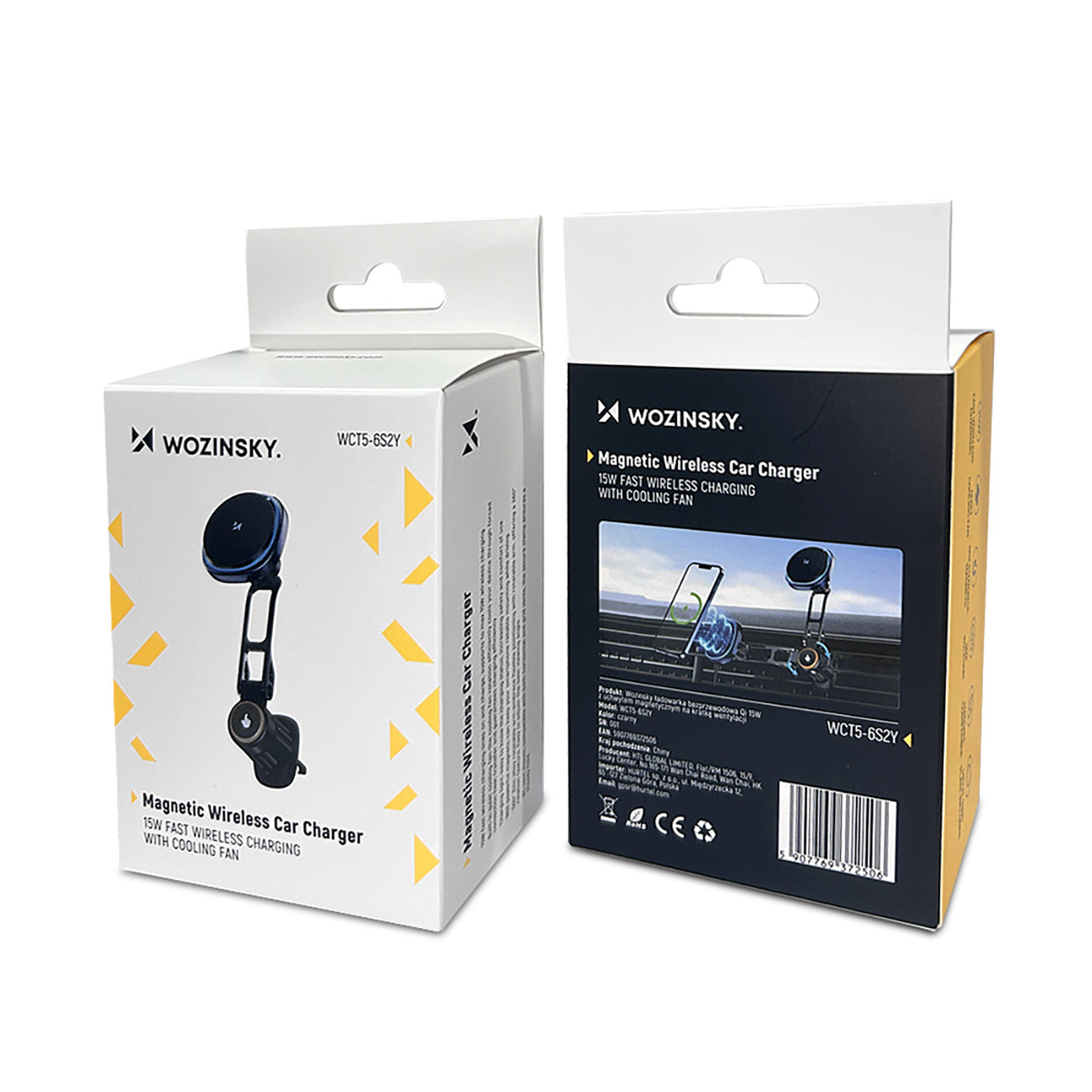 Mobile Phone Stands – Car holder with inductive phone charger - Carlat