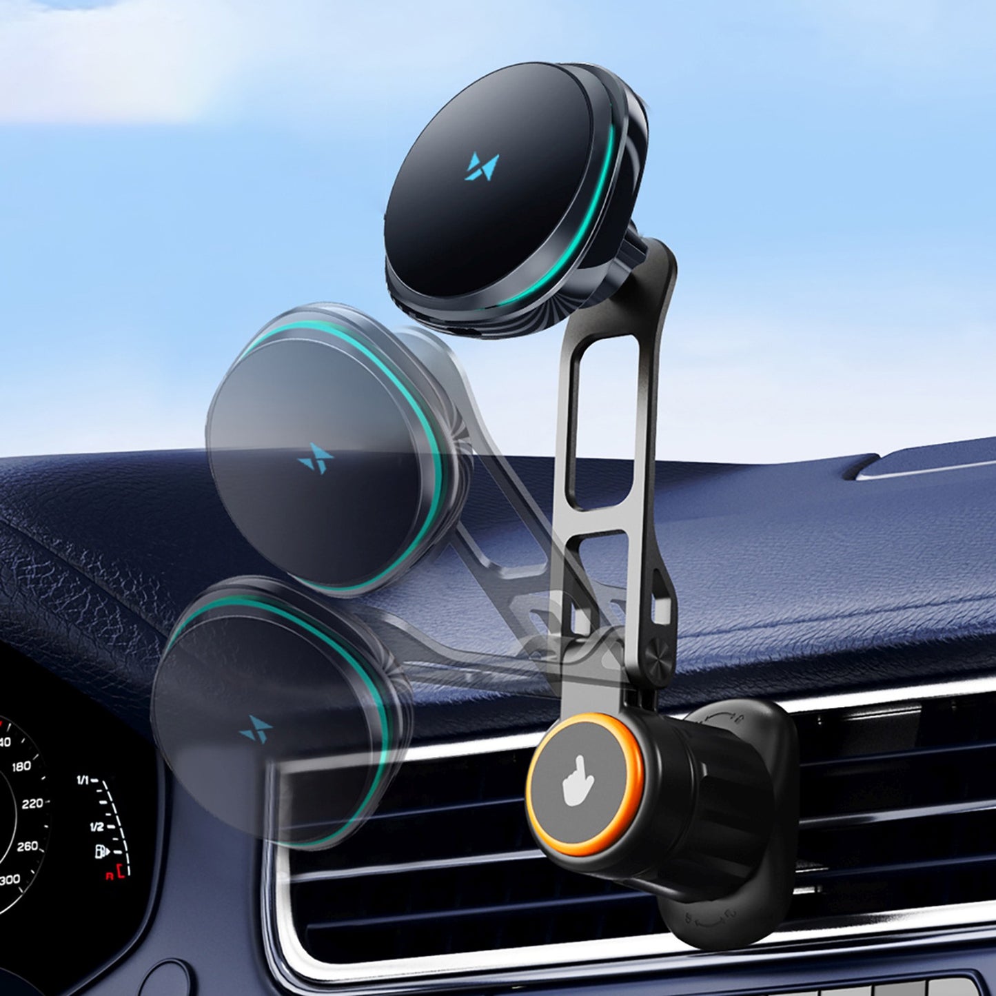 Mobile Phone Stands – Car holder with inductive phone charger - Carlat
