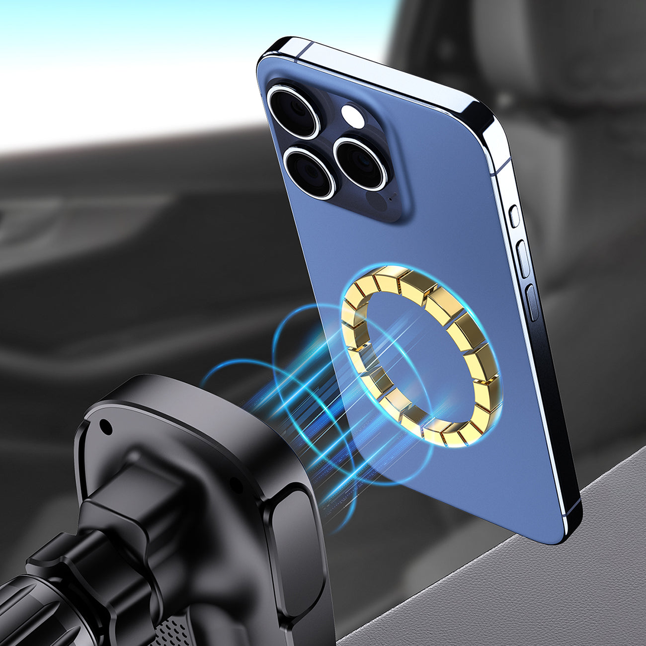 Mobile Phone Stands – Car phone holder with inductive charger - Carlat