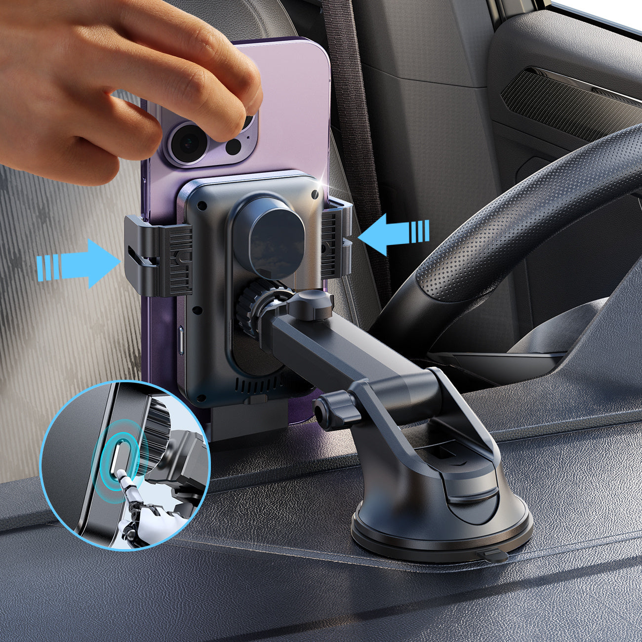 Mobile Phone Stands – Electric holder with 15W inductive charger - Carlat
