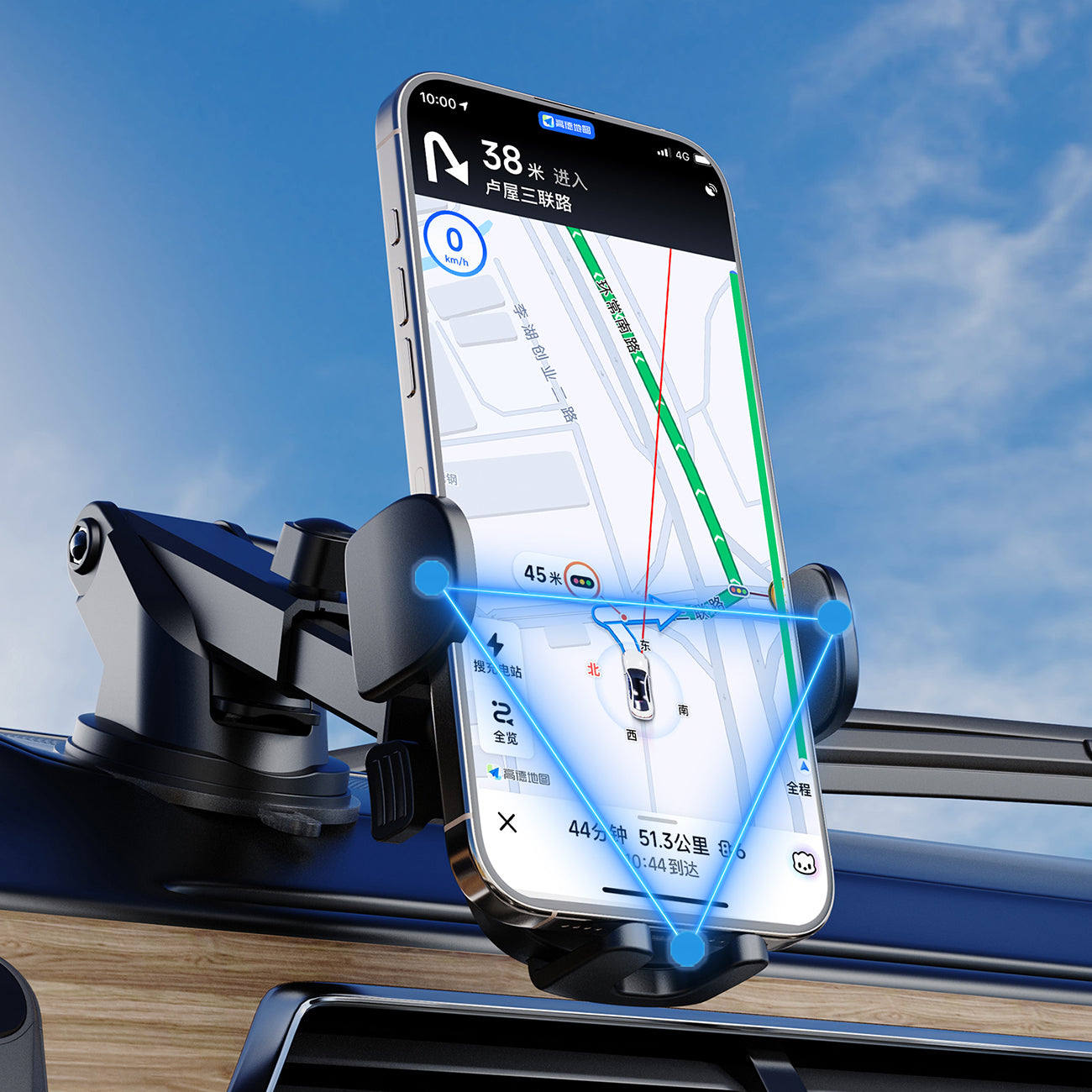 Mobile Phone Stands – F2N smartphone car holder for 360-degree - Carlat