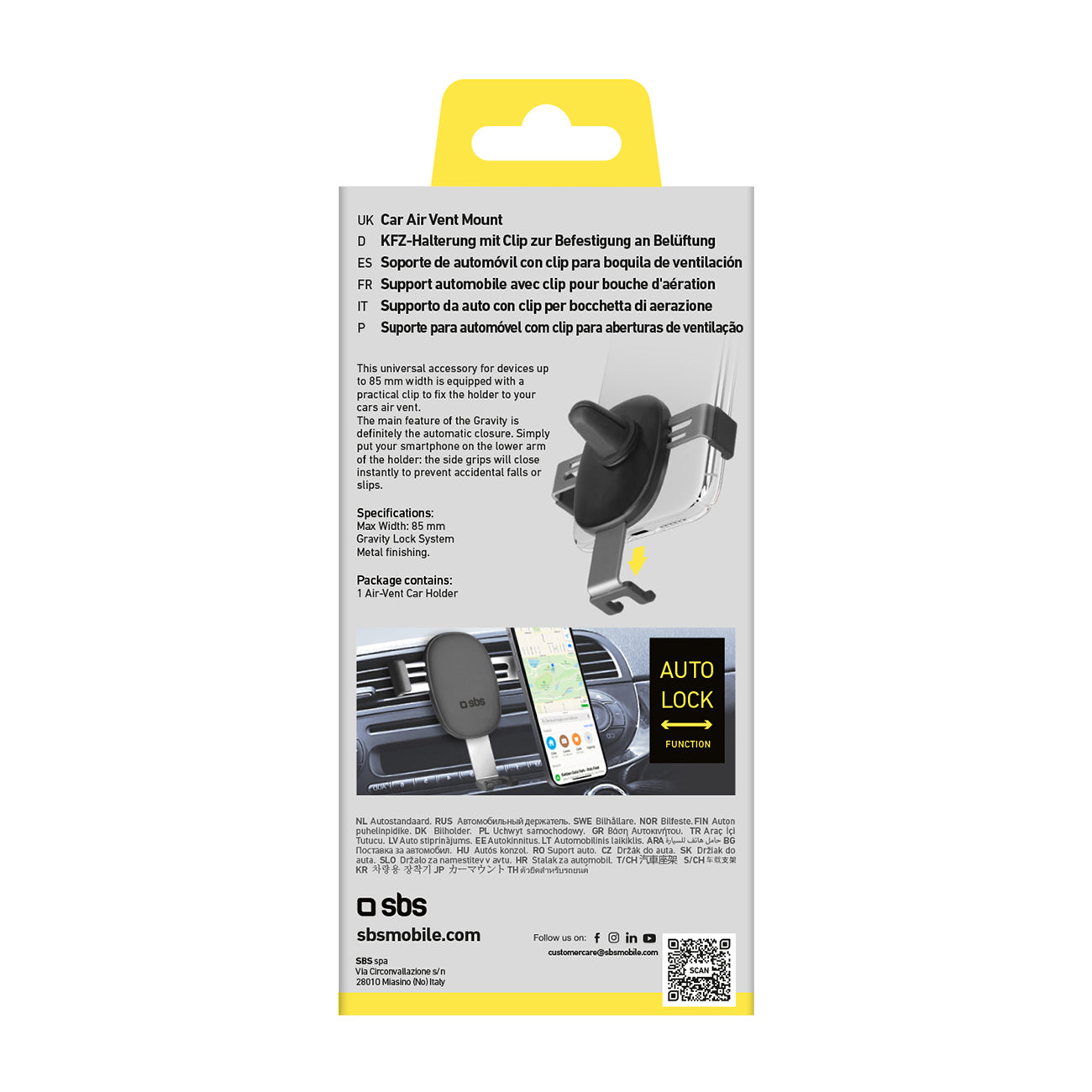 Mobile Phone Stands – Gravity car holder for a smartphone - Carlat