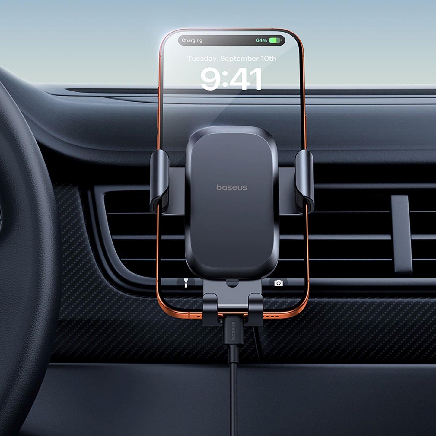Mobile Phone Stands – Gravity car holder for a smartphone - Carlat