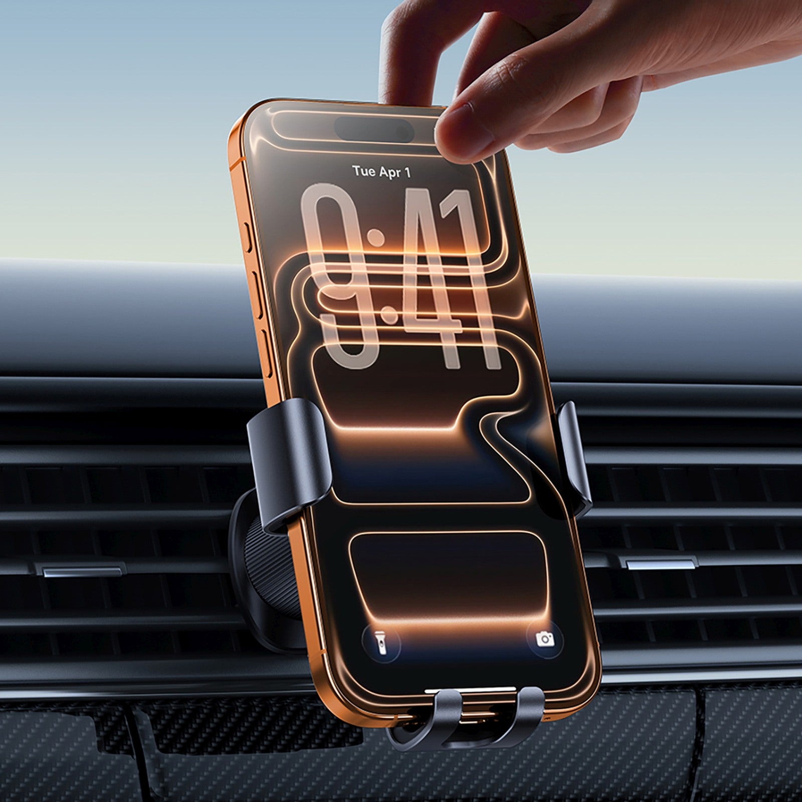 Mobile Phone Stands – Gravity car holder for a smartphone - Carlat
