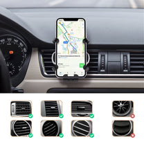 Mobile Phone Stands – Gravity car phone holder, black - Carlat