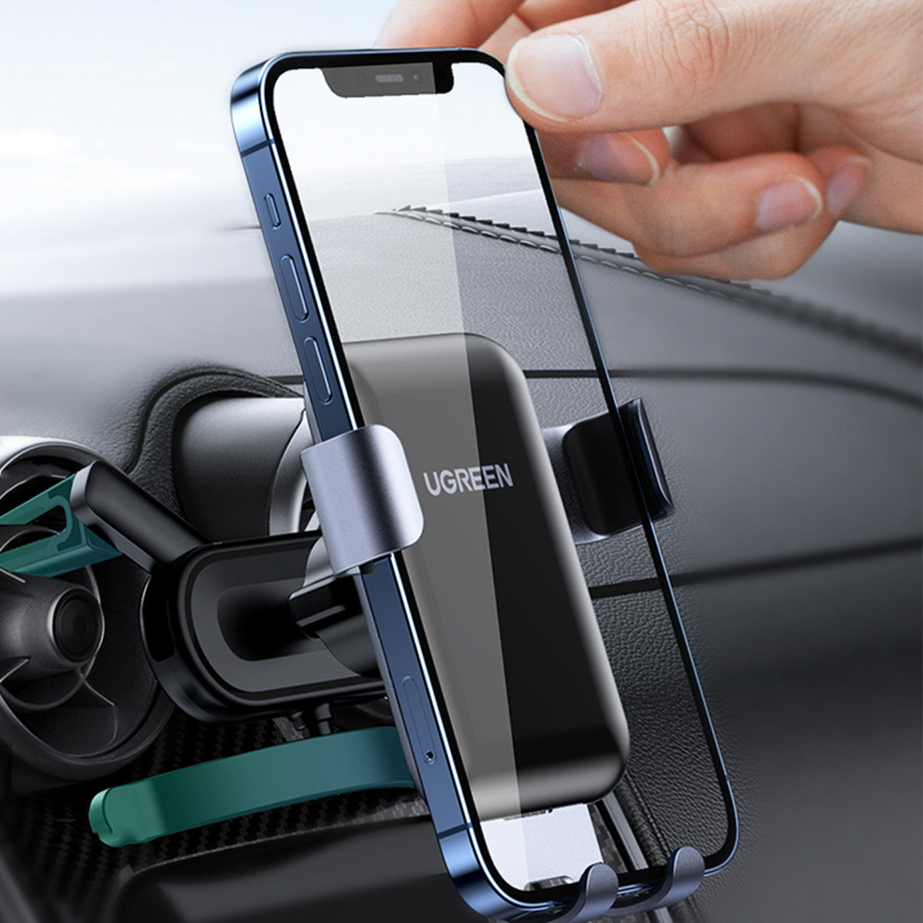 Mobile Phone Stands – Gravity car phone holder - round - Carlat