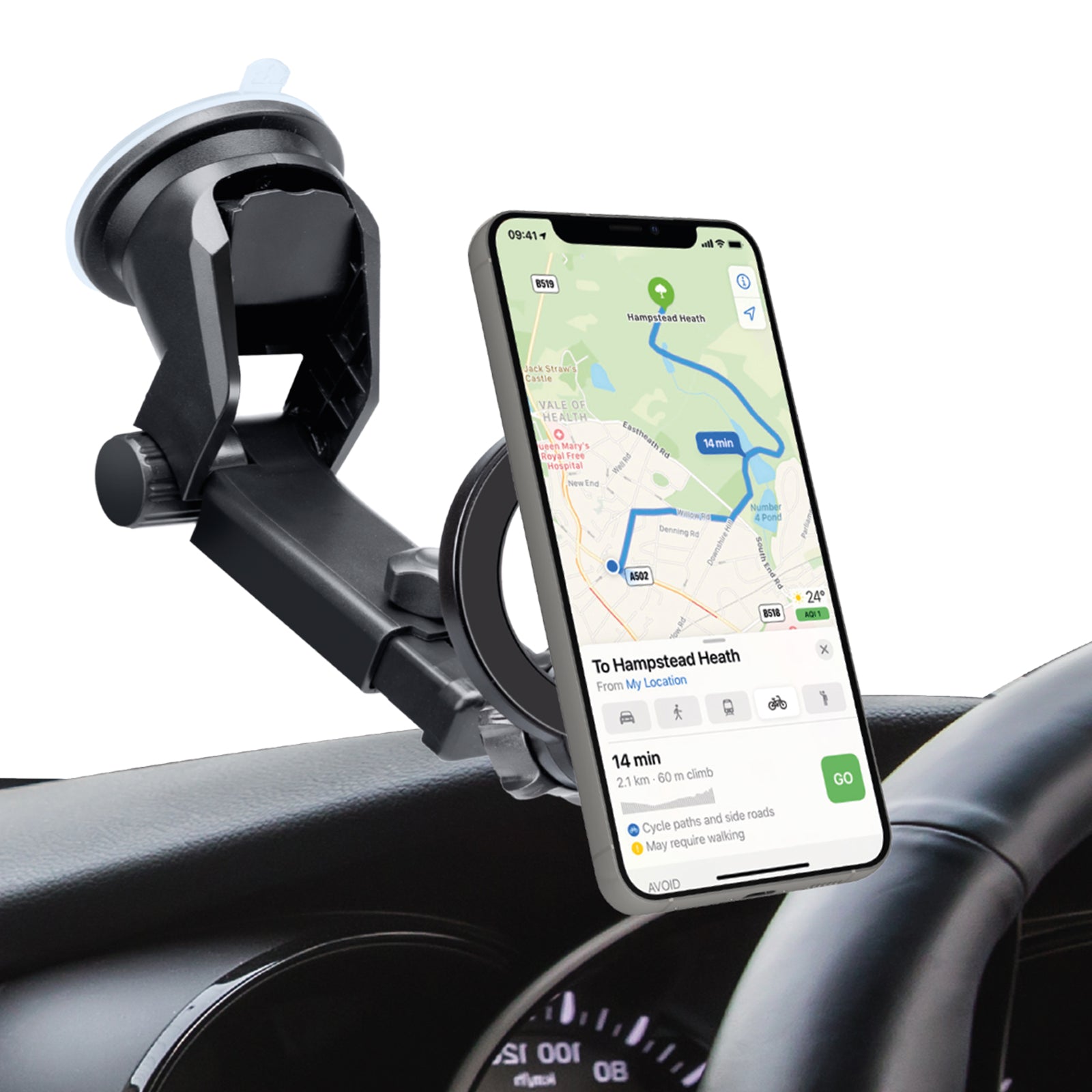 Mobile Phone Stands – MagSafe car smartphone holder for dashboard, - Carlat