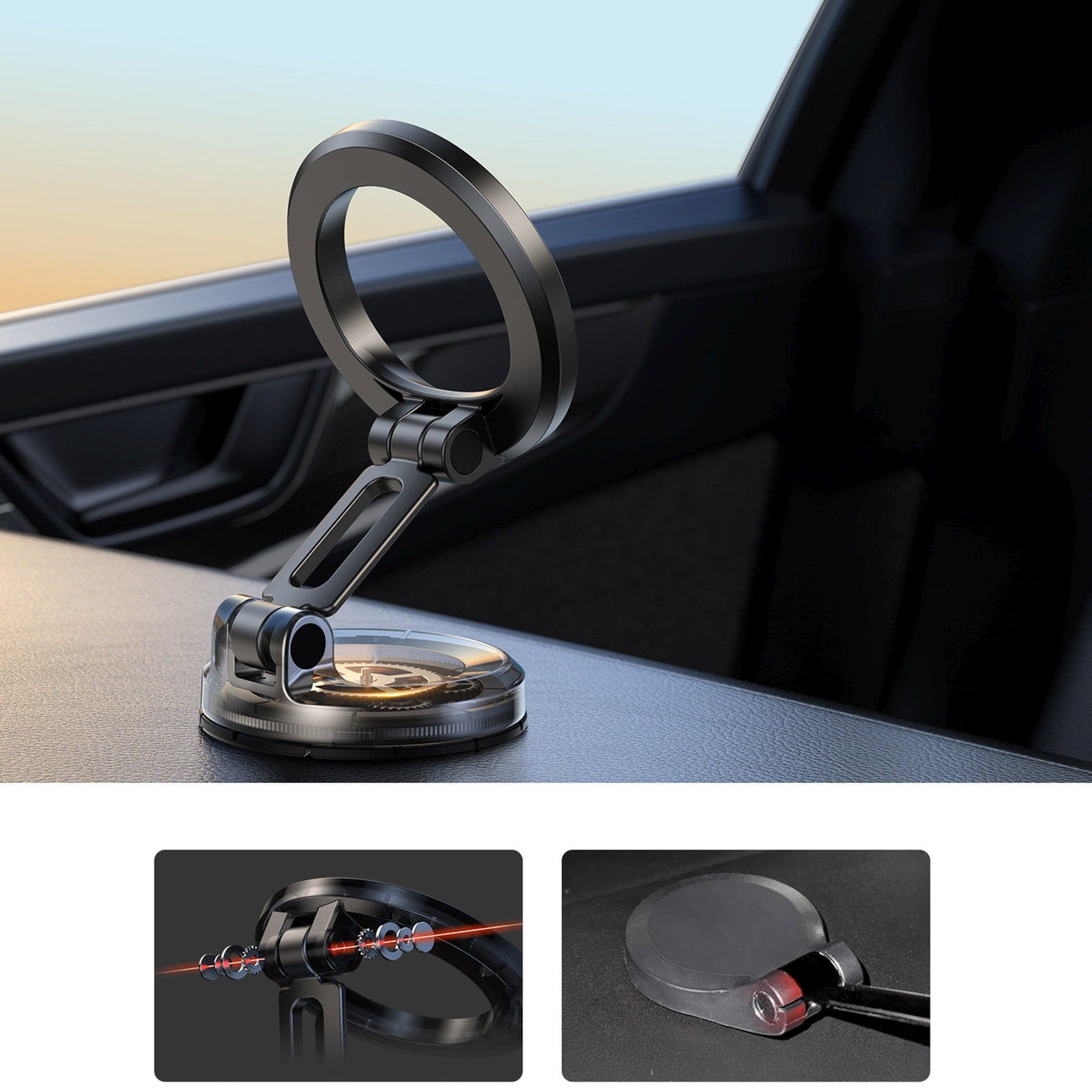 Mobile Phone Stands – MagSafe magnetic car dashboard smartphone holder - Carlat
