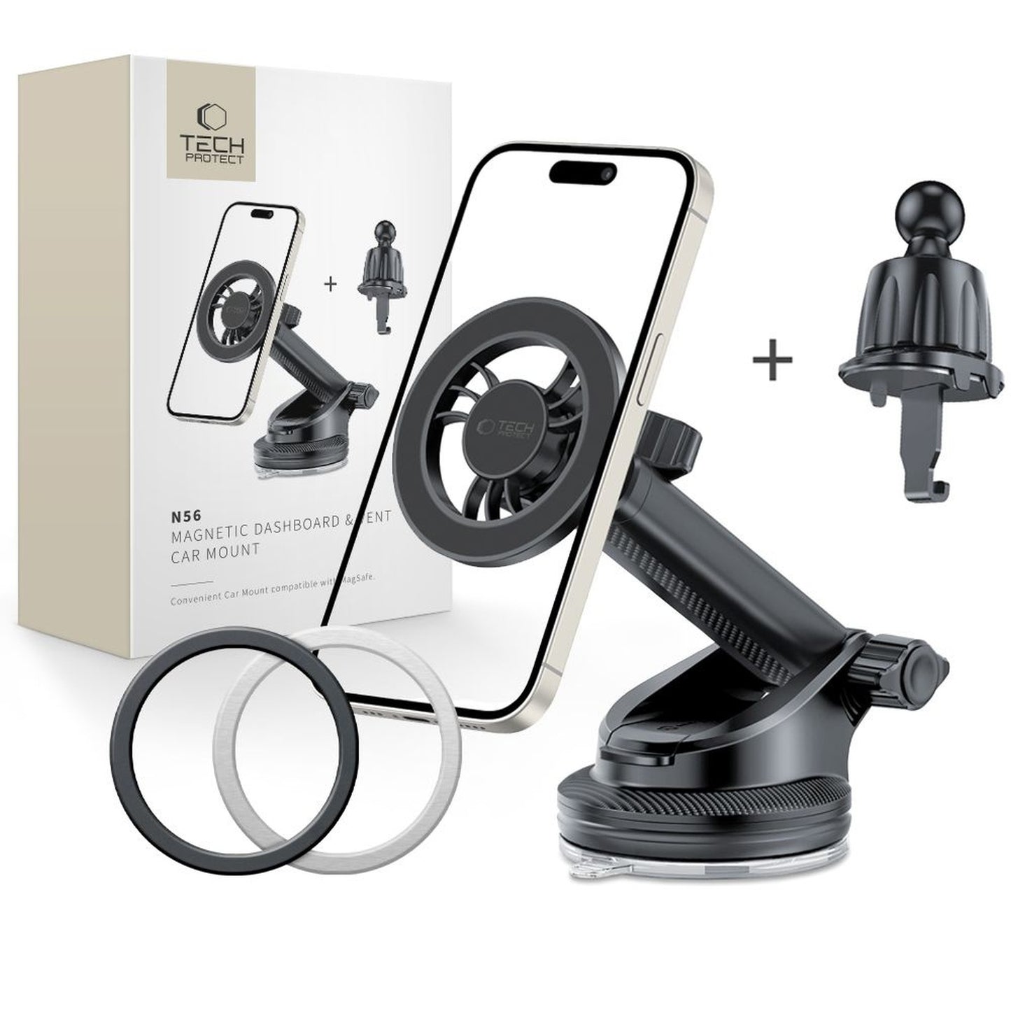Mobile Phone Stands – MagSafe magnetic car holder for smartphone - Carlat