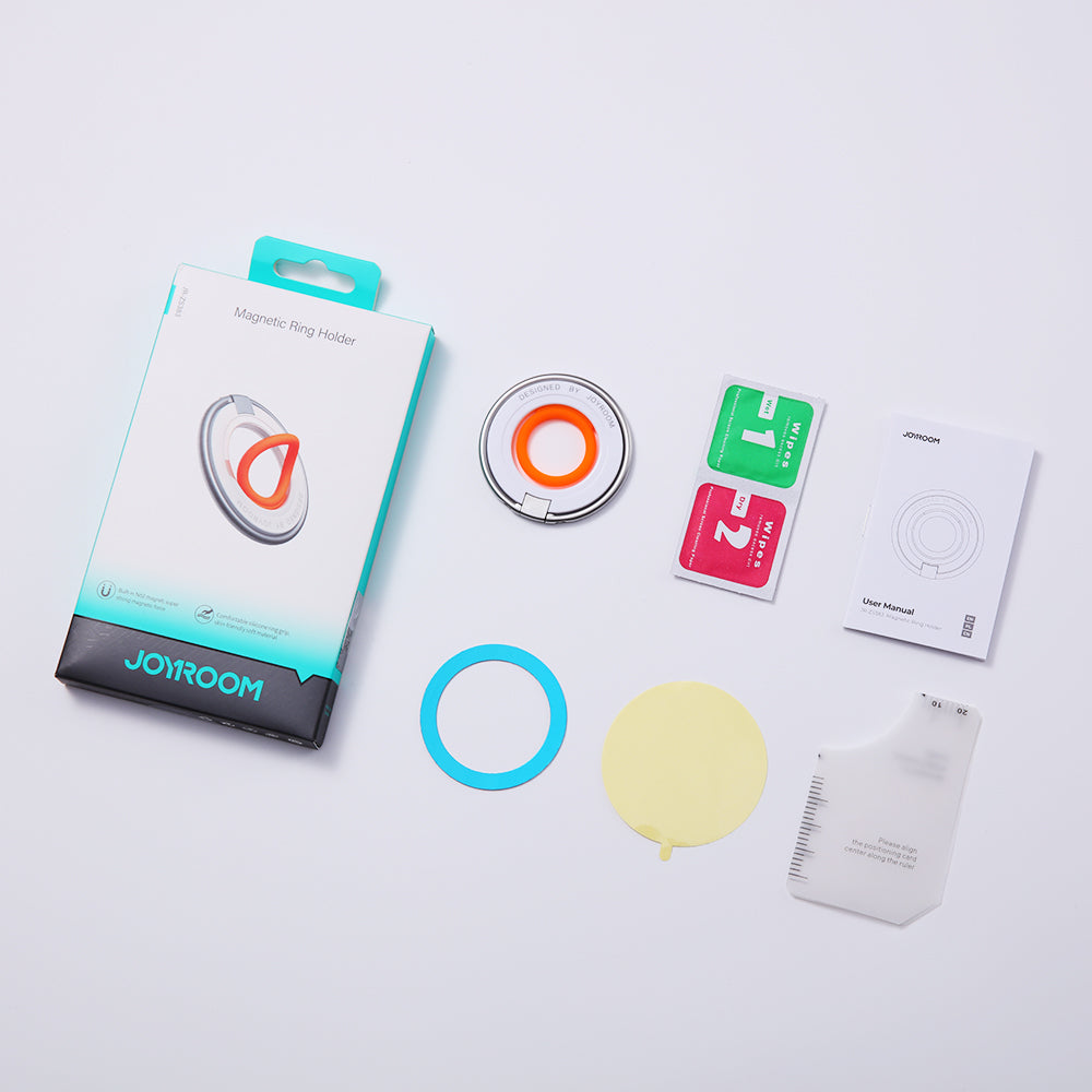 Mobile Phone Stands – Magnetic MagSafe ring phone holder, orange - Carlat